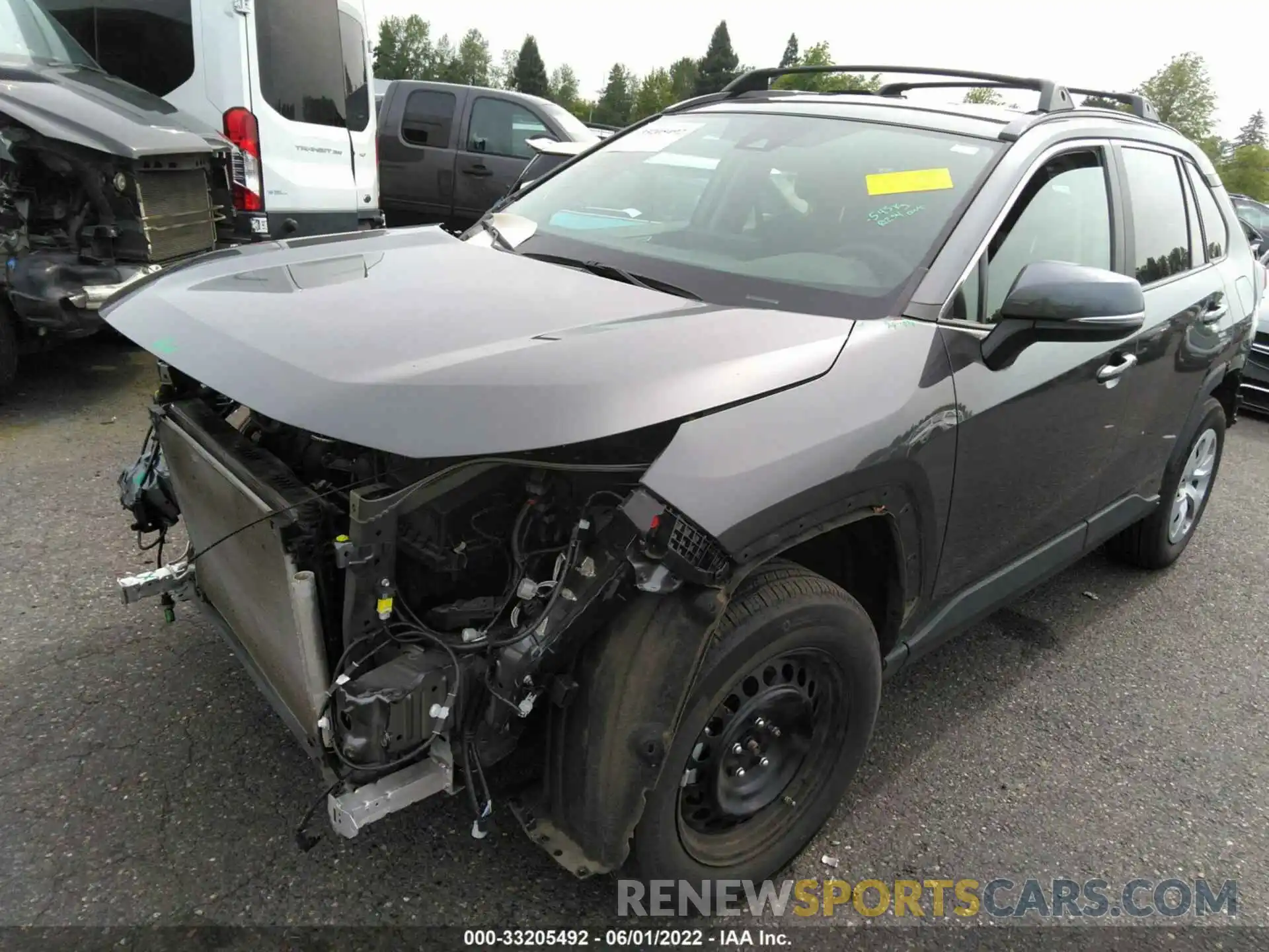 2 Photograph of a damaged car 2T3G1RFV8MC214790 TOYOTA RAV4 2021