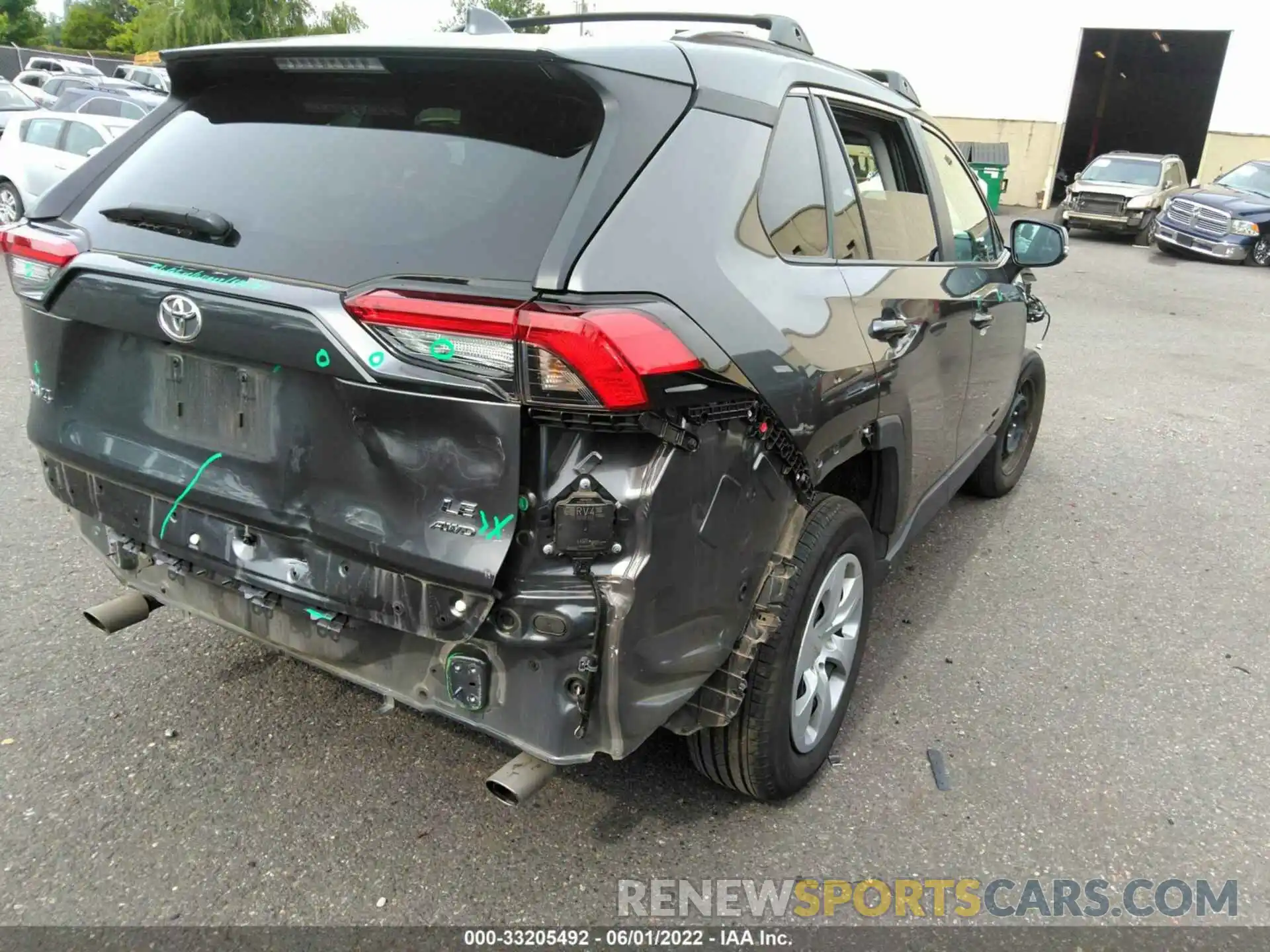 4 Photograph of a damaged car 2T3G1RFV8MC214790 TOYOTA RAV4 2021