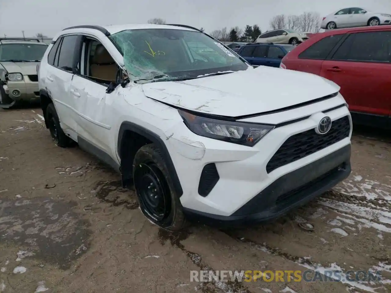 1 Photograph of a damaged car 2T3G1RFV8MC241536 TOYOTA RAV4 2021