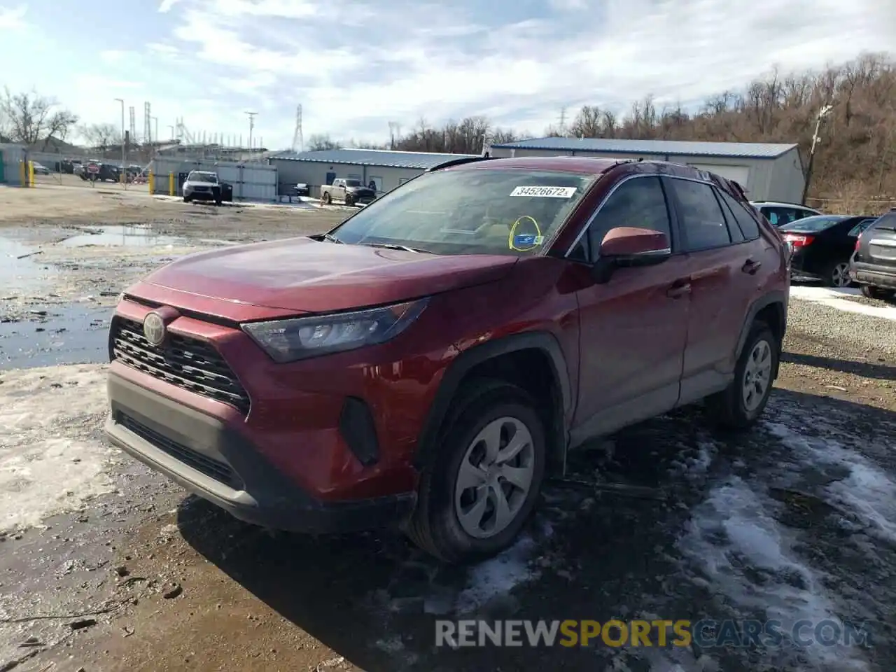 2 Photograph of a damaged car 2T3G1RFV8MW178534 TOYOTA RAV4 2021