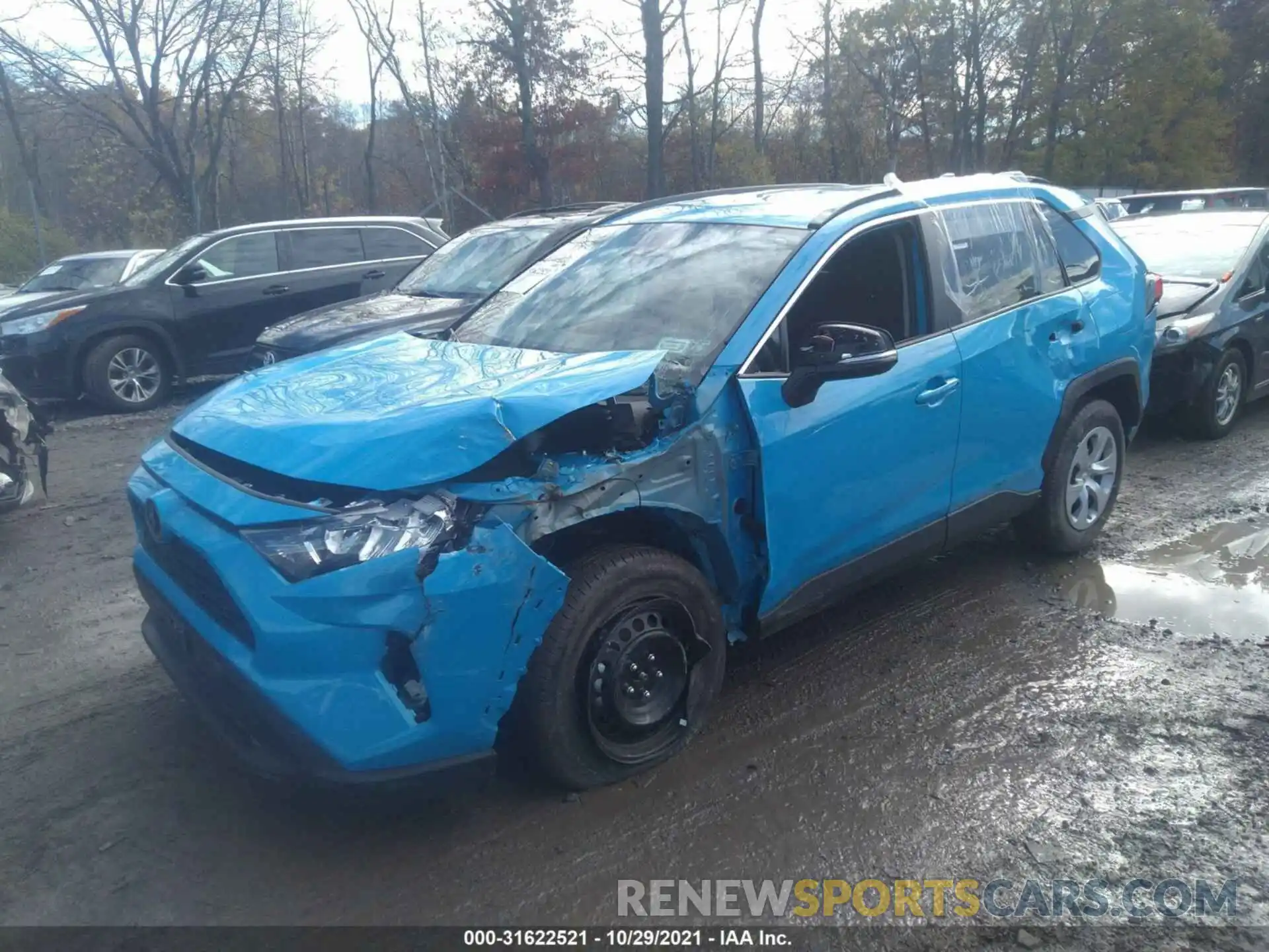 2 Photograph of a damaged car 2T3G1RFV8MW196242 TOYOTA RAV4 2021