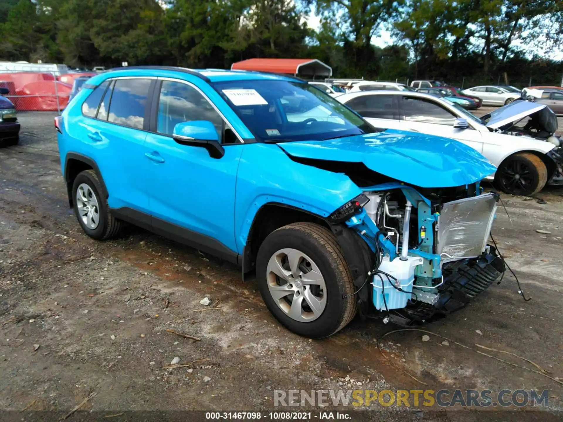 1 Photograph of a damaged car 2T3G1RFV8MW209507 TOYOTA RAV4 2021