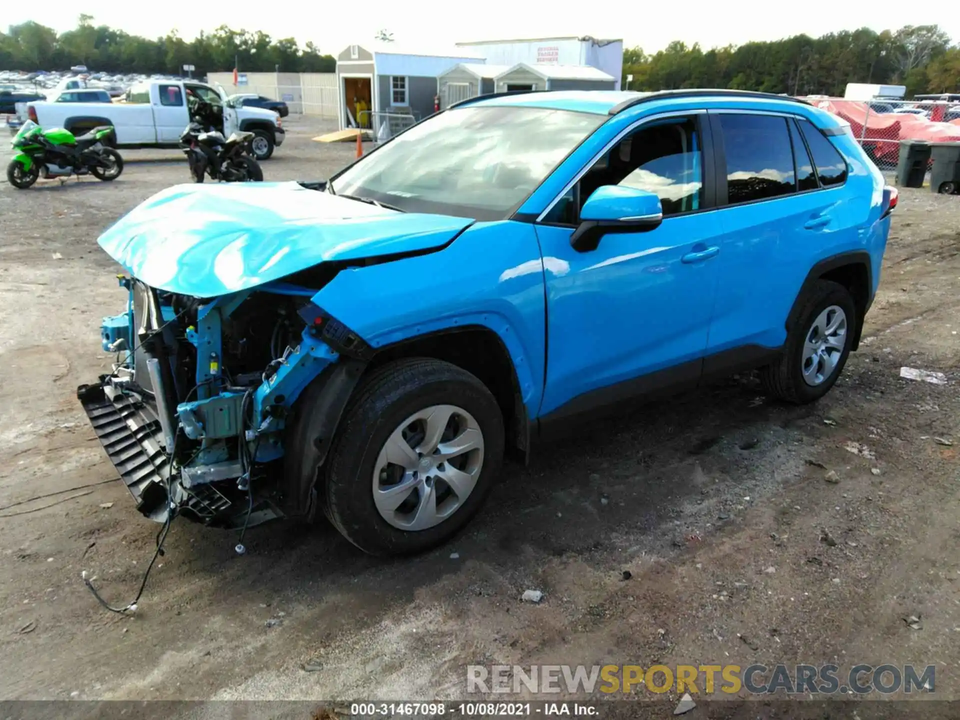 2 Photograph of a damaged car 2T3G1RFV8MW209507 TOYOTA RAV4 2021