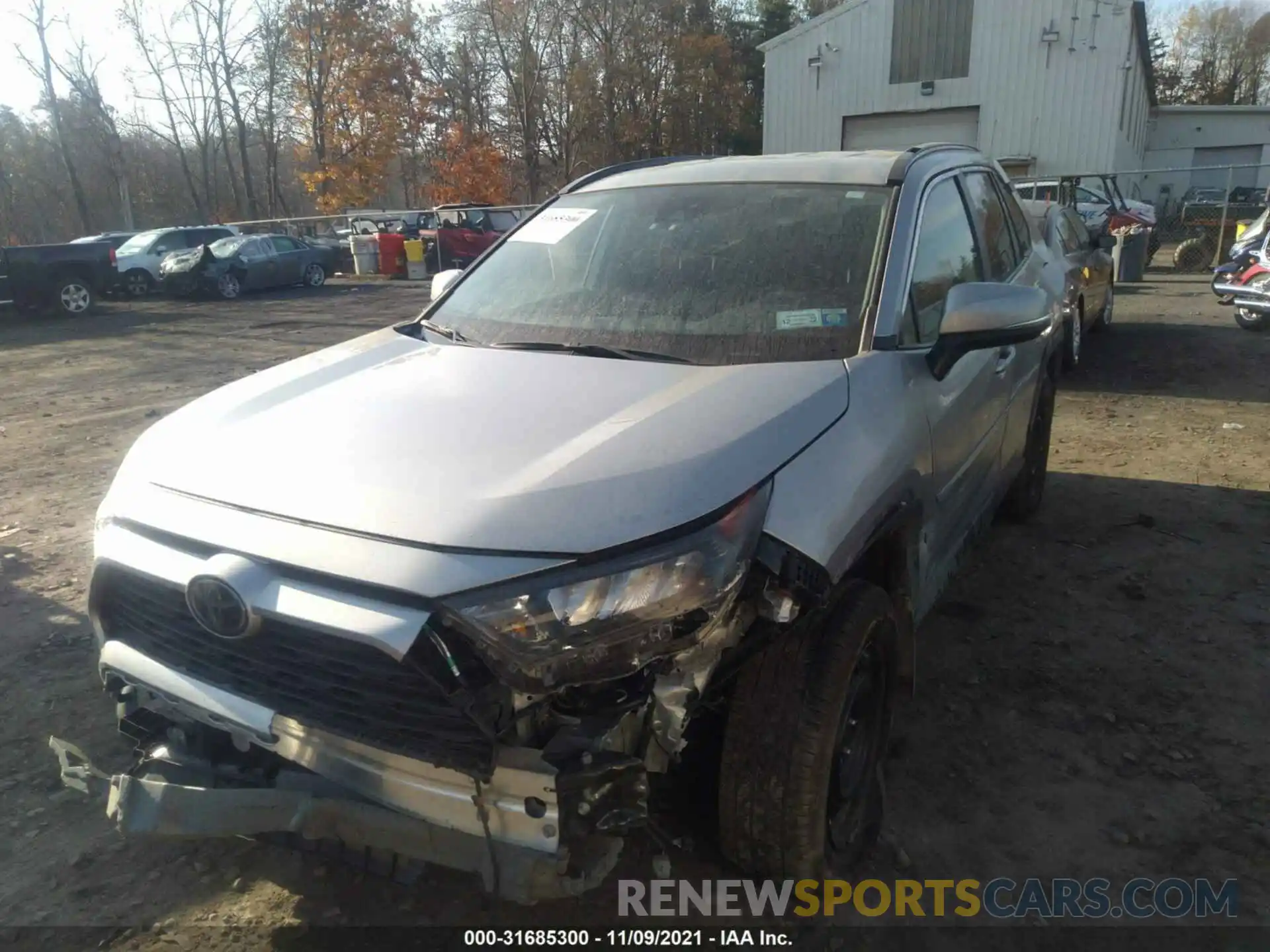 2 Фотография поврежденного автомобиля 2T3G1RFV9MC149190 TOYOTA RAV4 2021