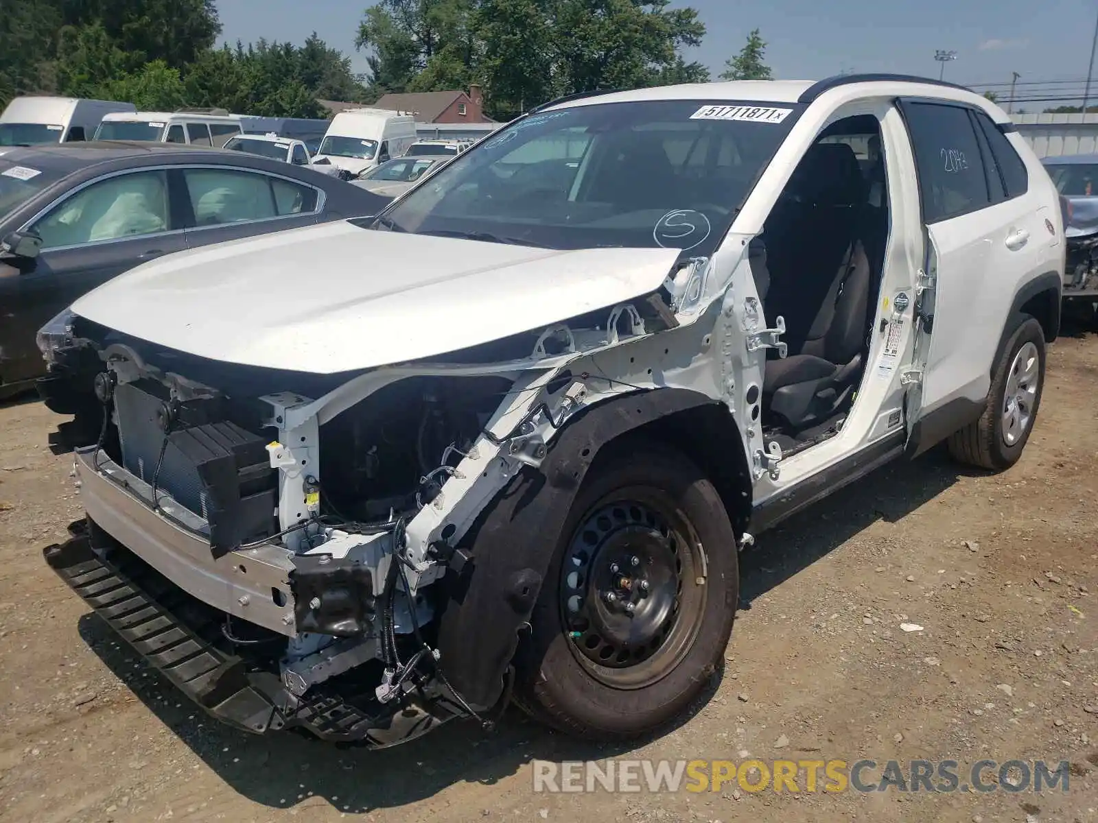 2 Photograph of a damaged car 2T3G1RFV9MC161565 TOYOTA RAV4 2021