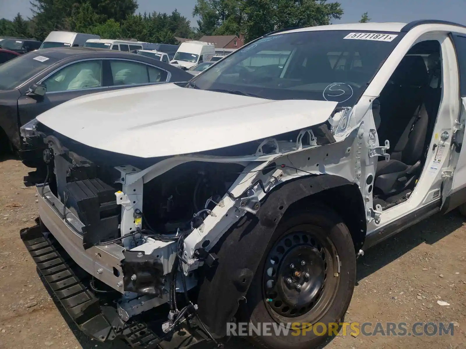 9 Photograph of a damaged car 2T3G1RFV9MC161565 TOYOTA RAV4 2021