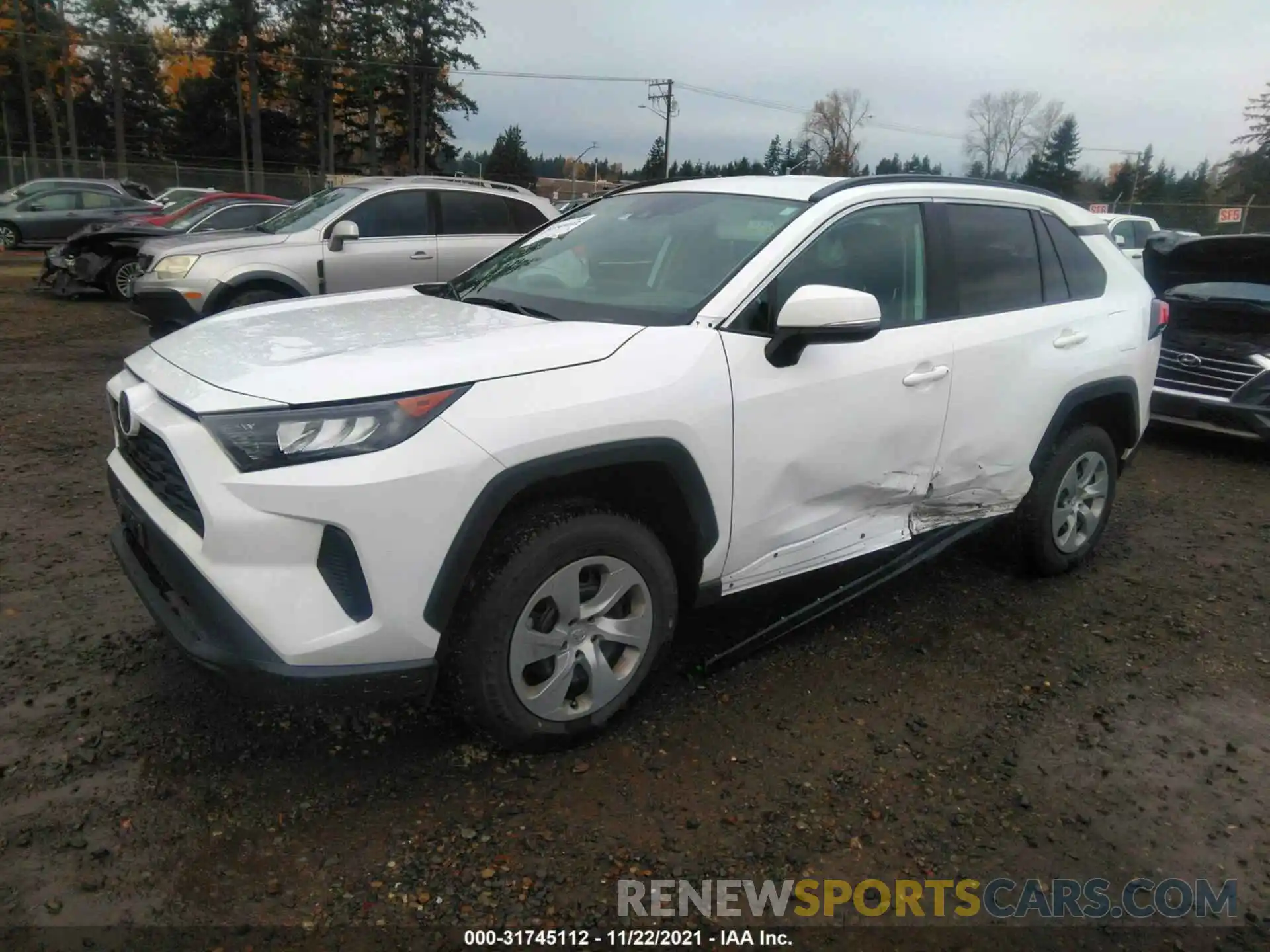 2 Photograph of a damaged car 2T3G1RFV9MC166037 TOYOTA RAV4 2021