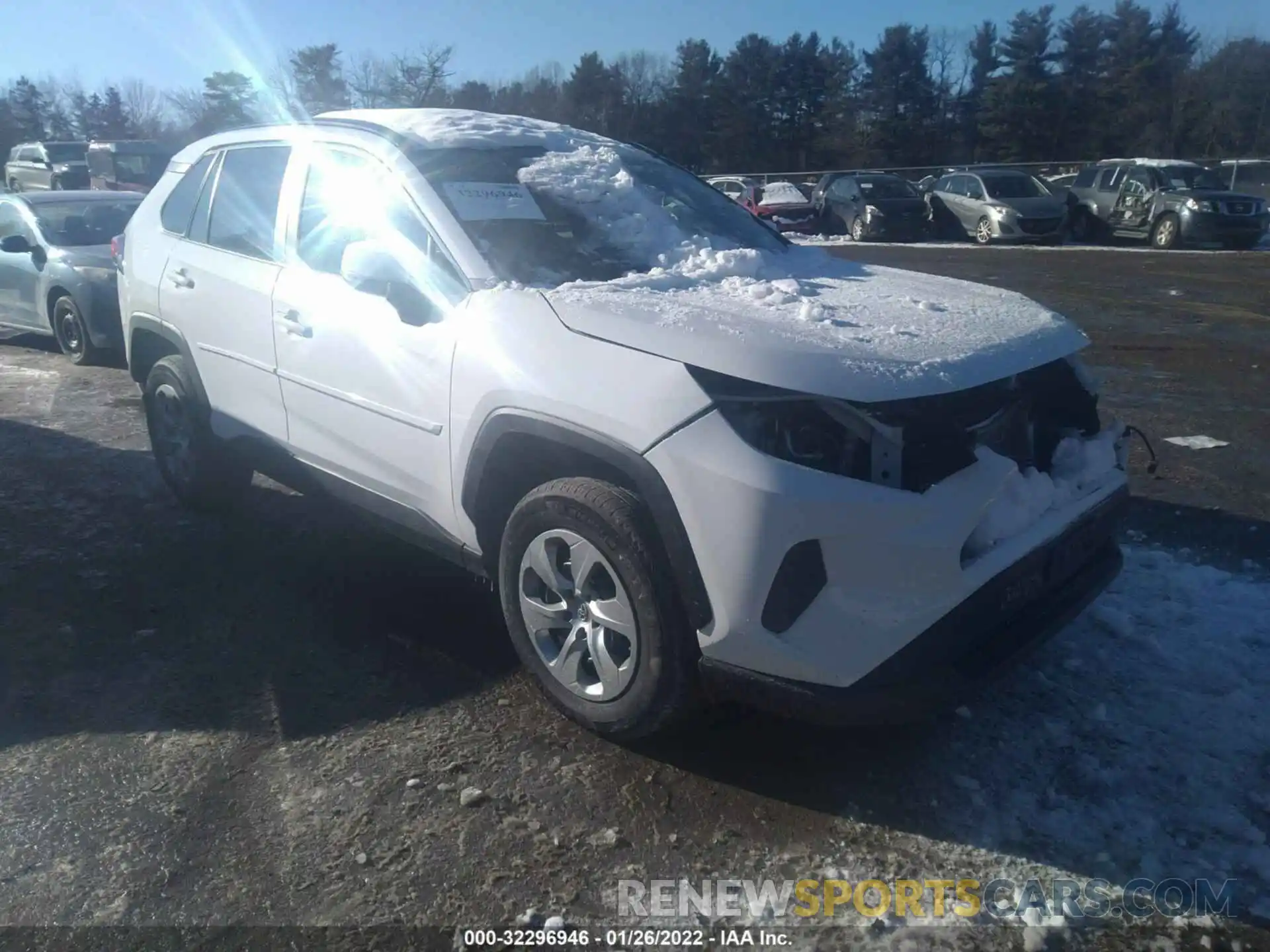 1 Photograph of a damaged car 2T3G1RFV9MC178060 TOYOTA RAV4 2021