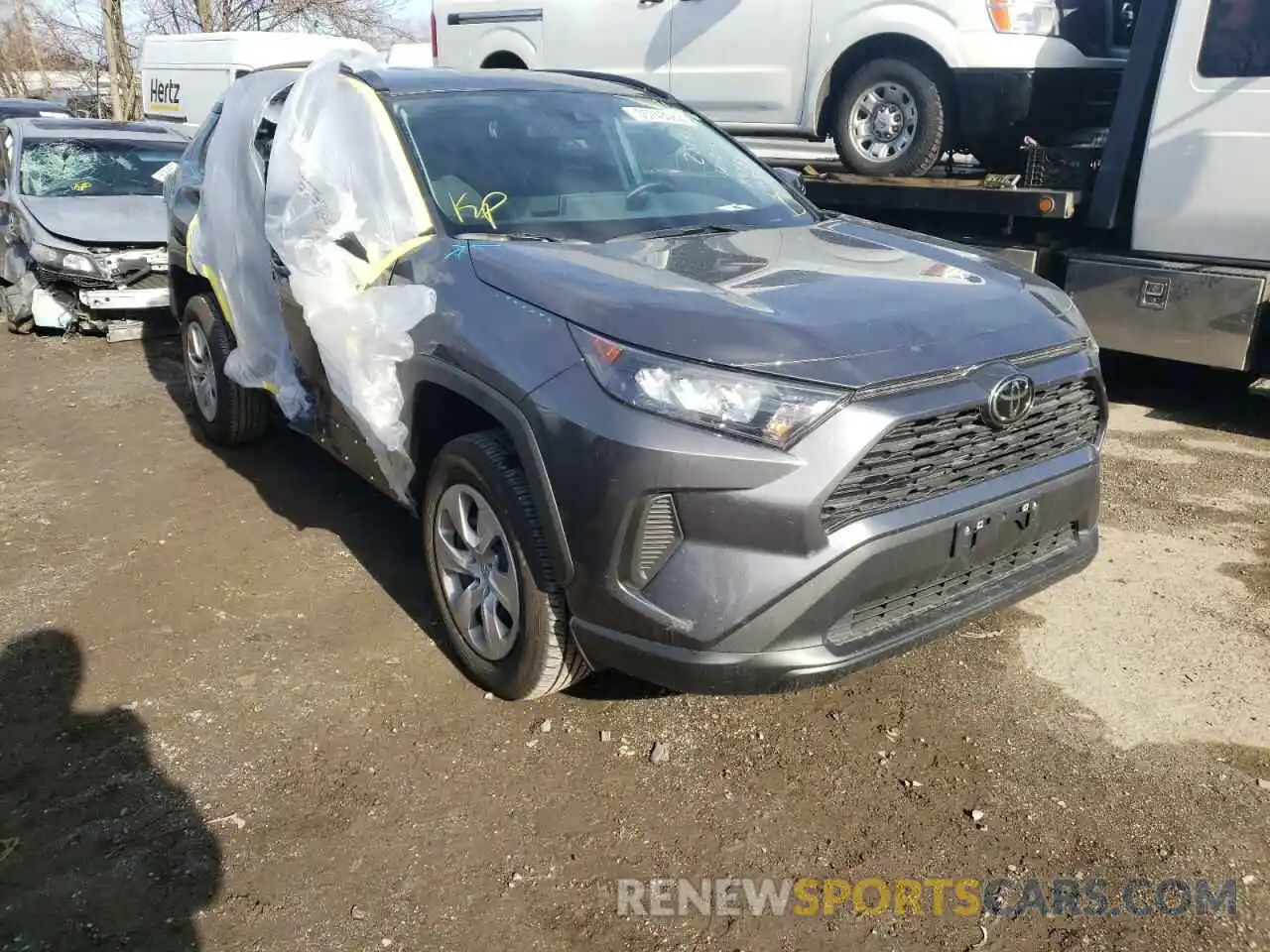 1 Photograph of a damaged car 2T3G1RFV9MC183324 TOYOTA RAV4 2021