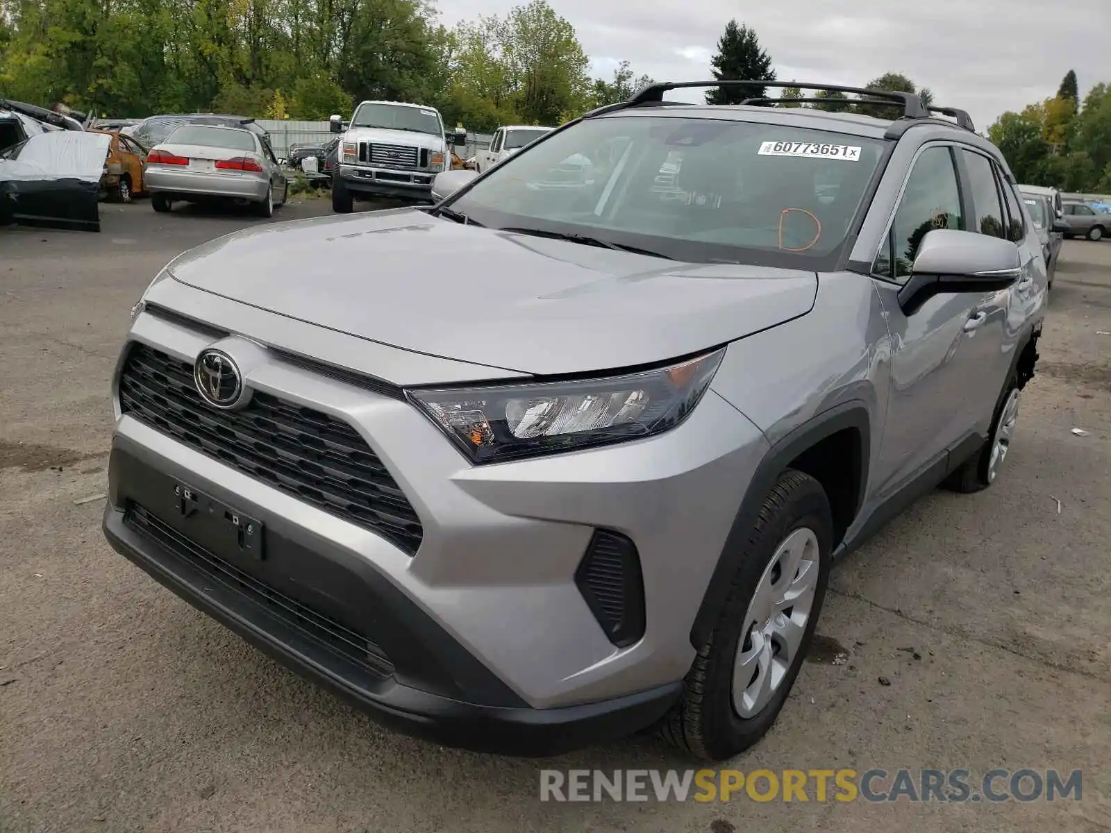 2 Photograph of a damaged car 2T3G1RFV9MC183405 TOYOTA RAV4 2021