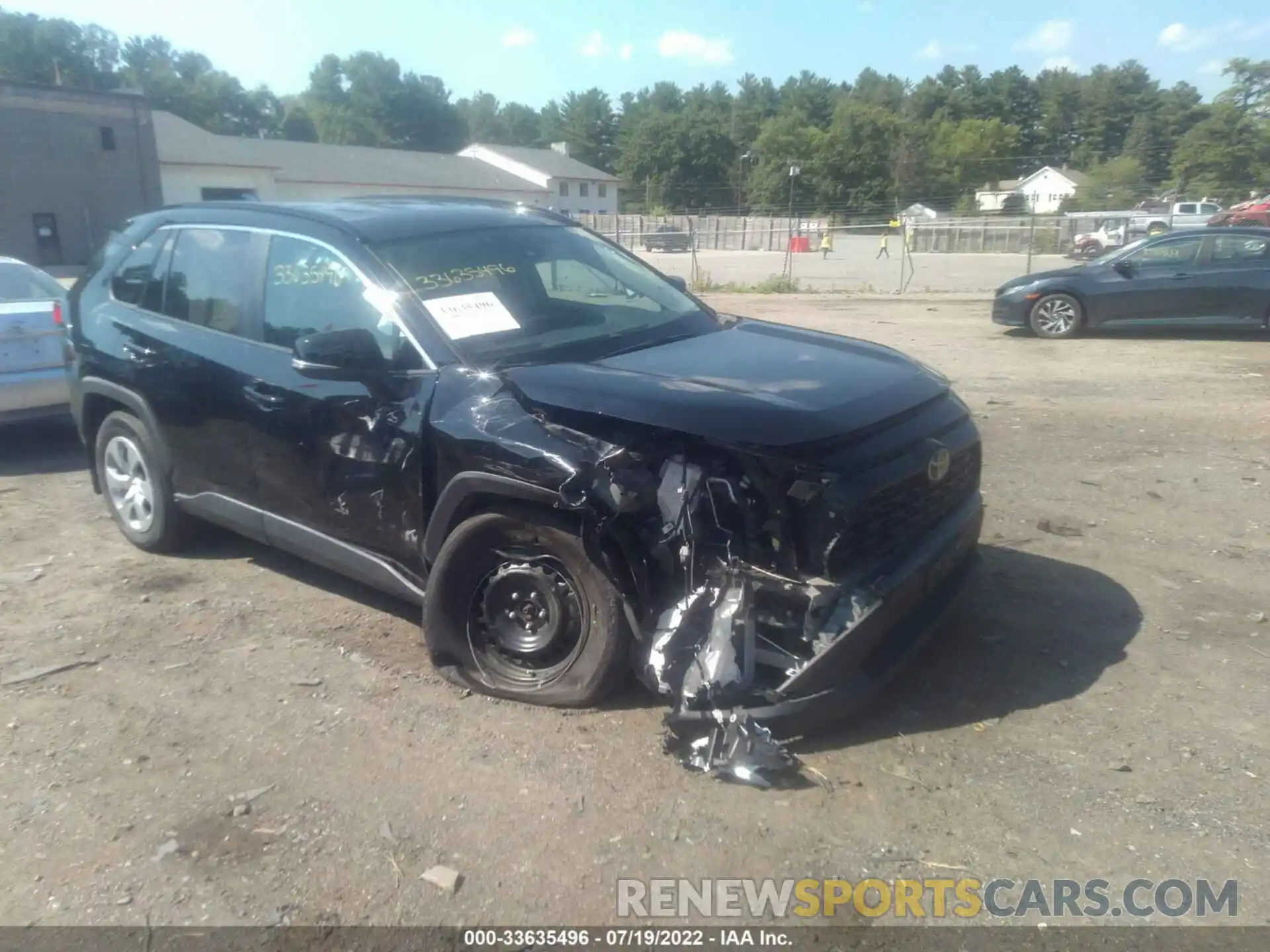 1 Photograph of a damaged car 2T3G1RFV9MC186952 TOYOTA RAV4 2021