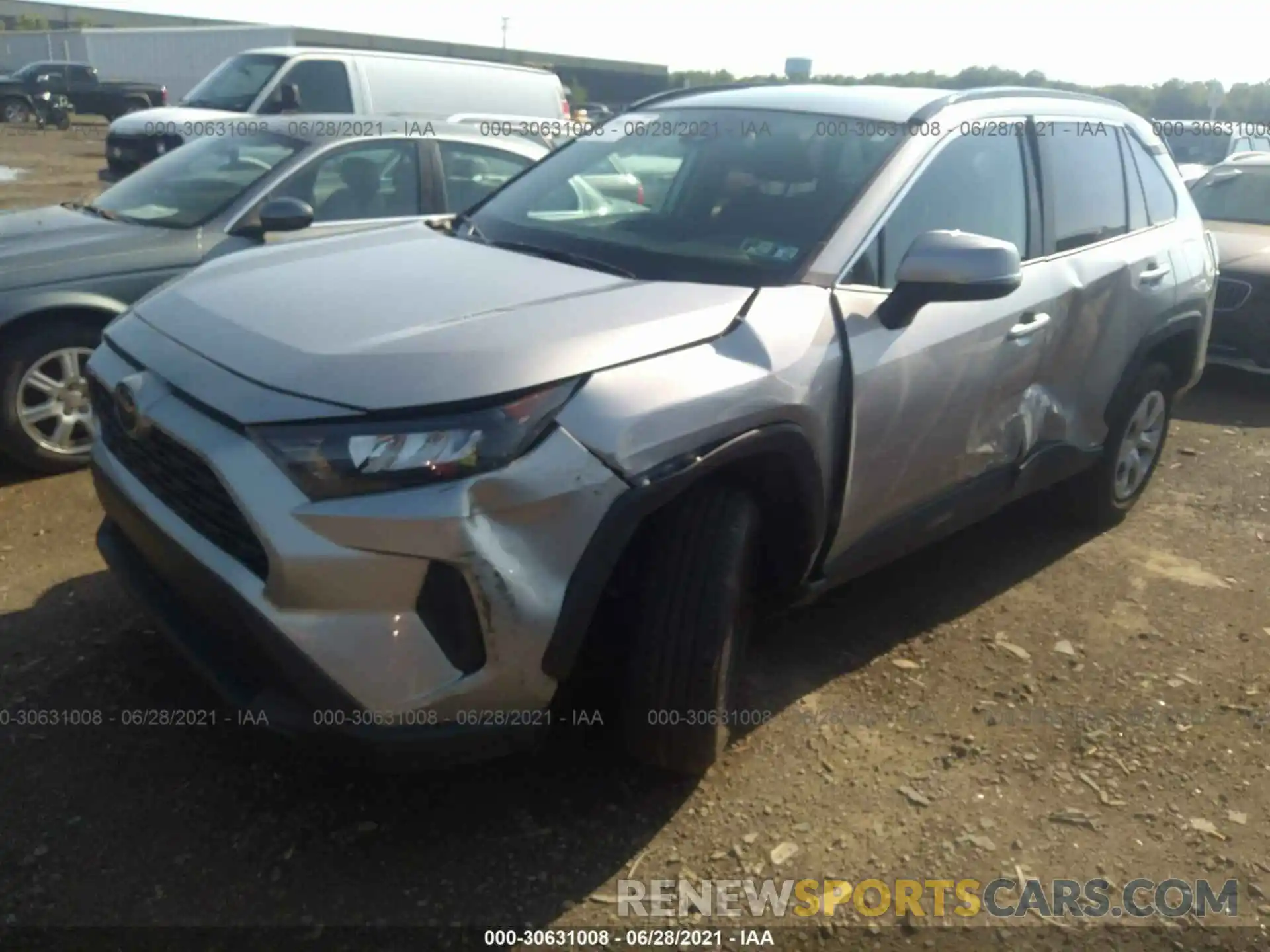 2 Photograph of a damaged car 2T3G1RFV9MC198874 TOYOTA RAV4 2021