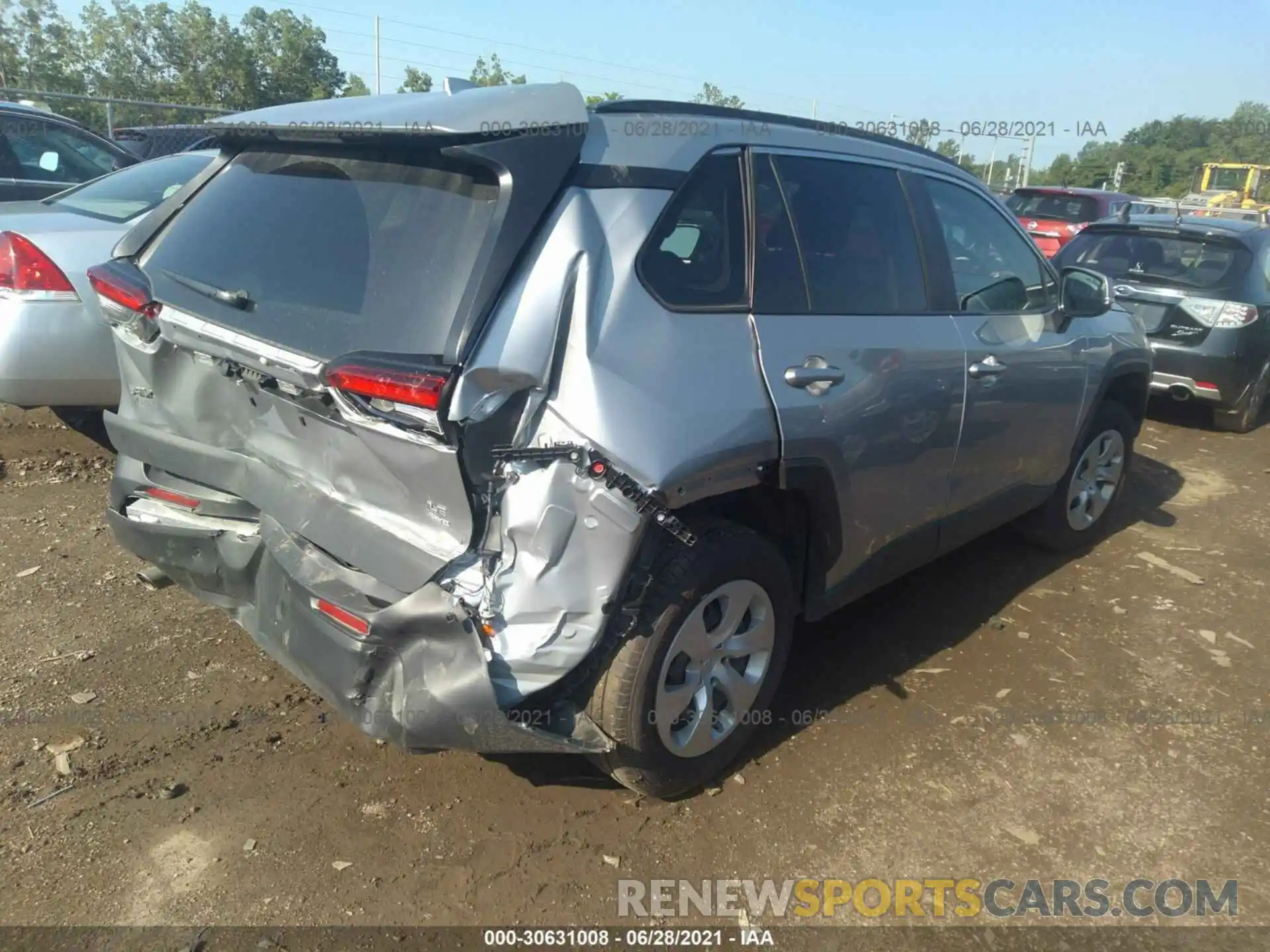 4 Photograph of a damaged car 2T3G1RFV9MC198874 TOYOTA RAV4 2021