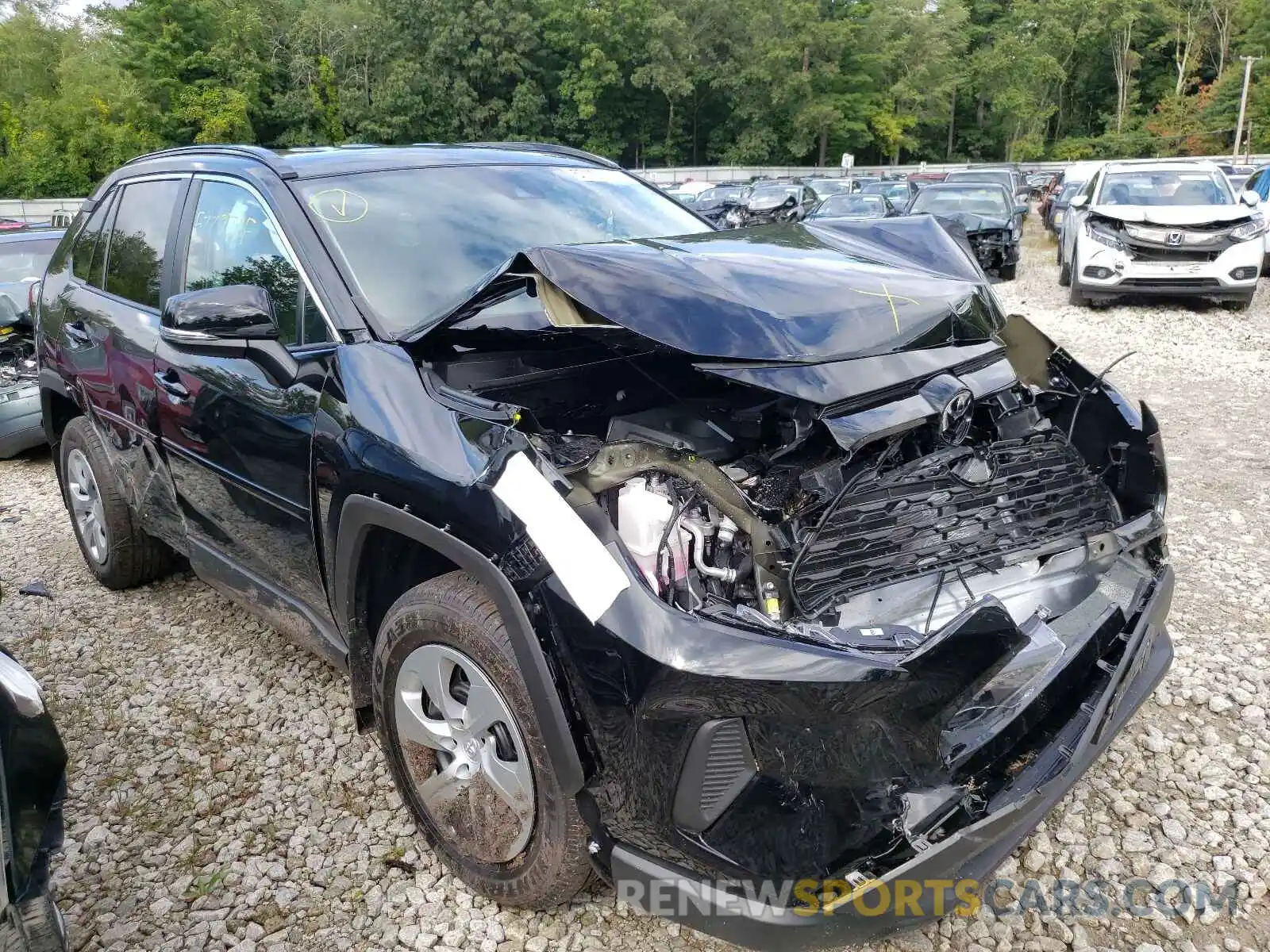 1 Photograph of a damaged car 2T3G1RFV9MC234983 TOYOTA RAV4 2021