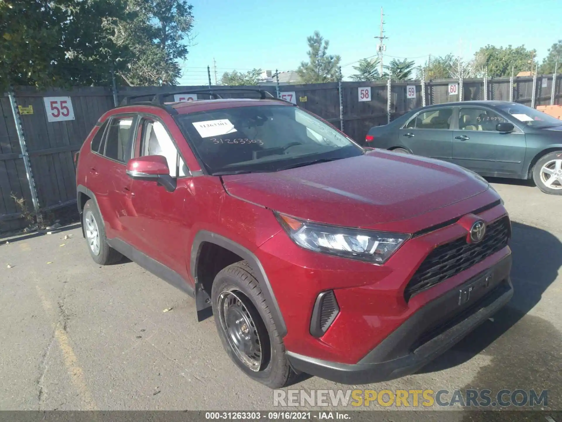 1 Фотография поврежденного автомобиля 2T3G1RFV9MW166957 TOYOTA RAV4 2021