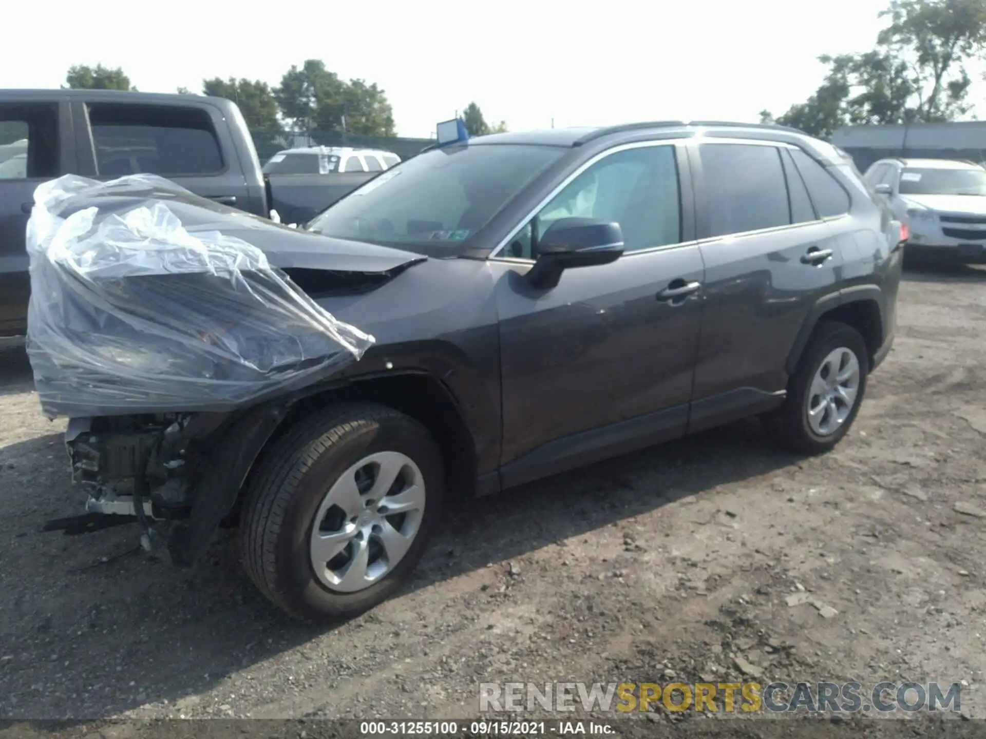 2 Фотография поврежденного автомобиля 2T3G1RFVXMC148288 TOYOTA RAV4 2021