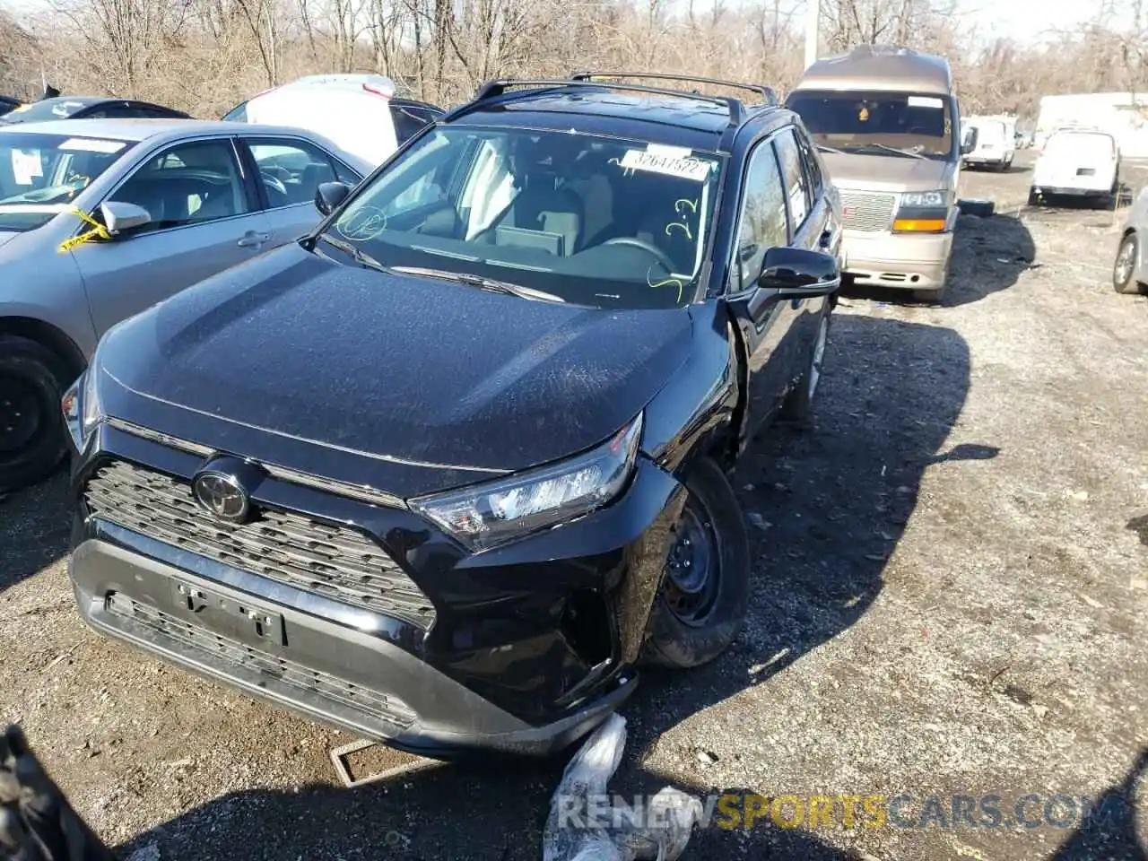 2 Photograph of a damaged car 2T3G1RFVXMC149098 TOYOTA RAV4 2021