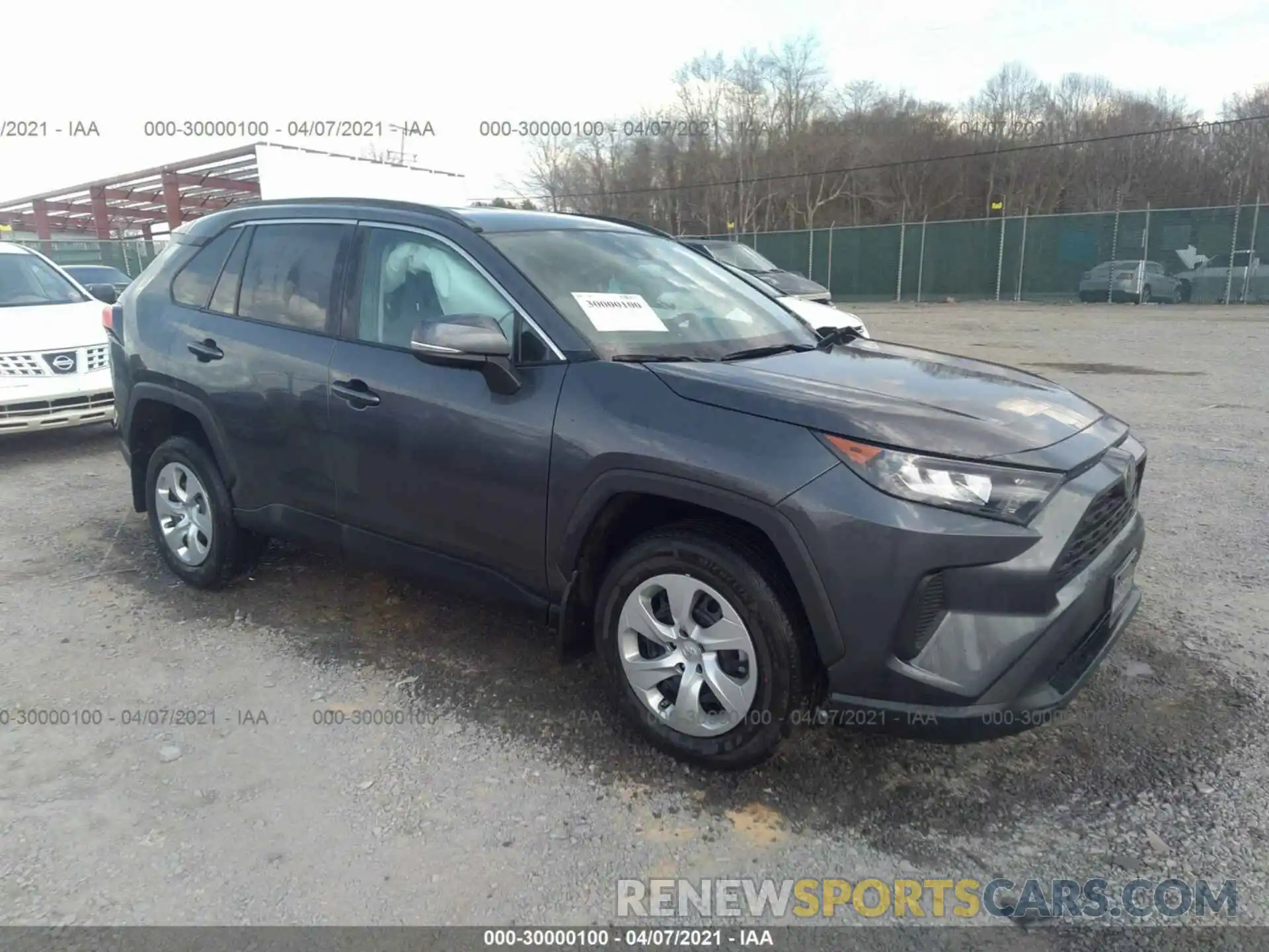 1 Photograph of a damaged car 2T3G1RFVXMC168962 TOYOTA RAV4 2021