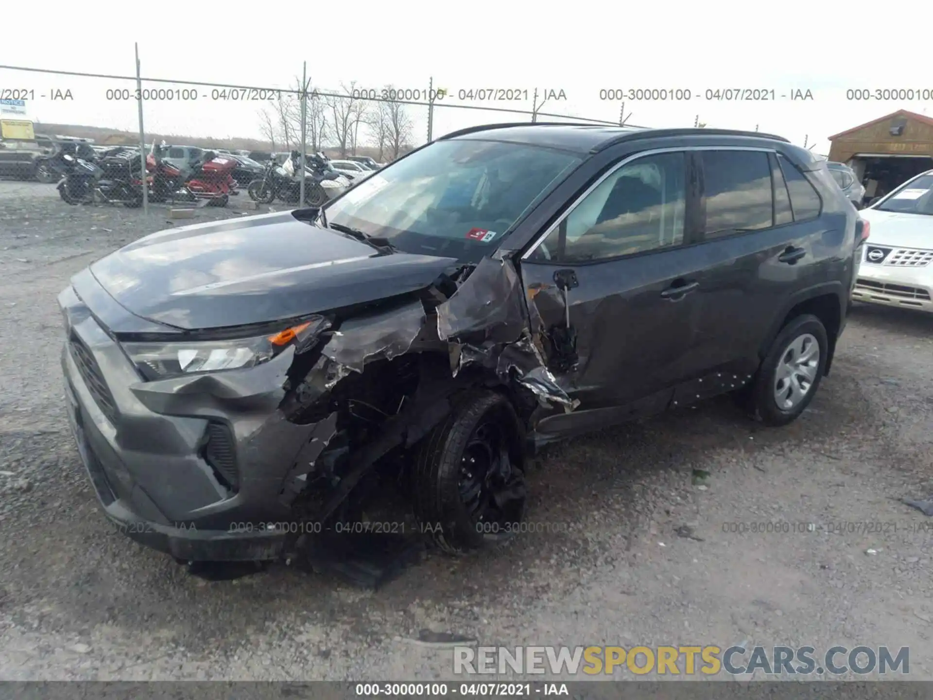 2 Photograph of a damaged car 2T3G1RFVXMC168962 TOYOTA RAV4 2021