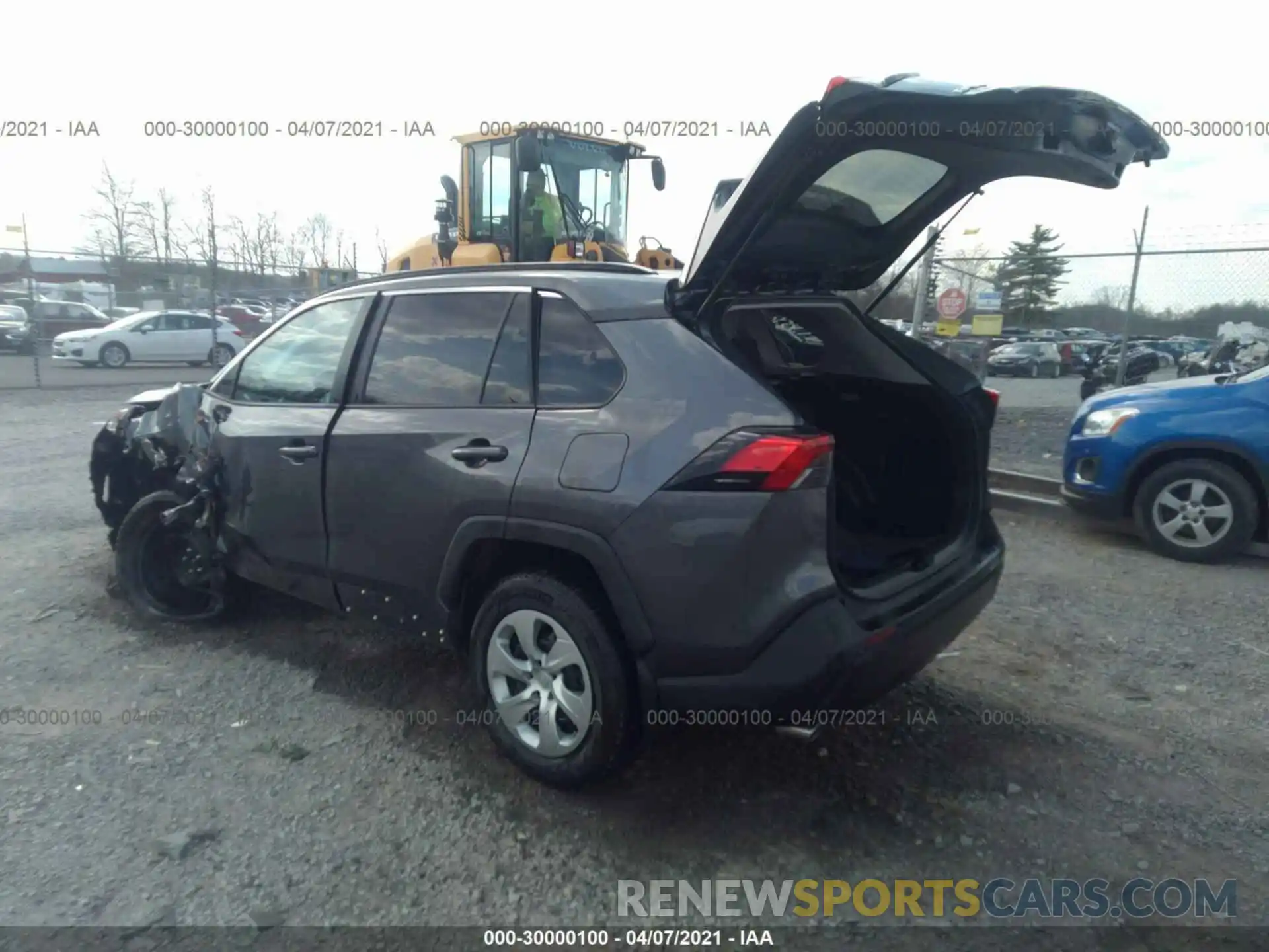 3 Фотография поврежденного автомобиля 2T3G1RFVXMC168962 TOYOTA RAV4 2021