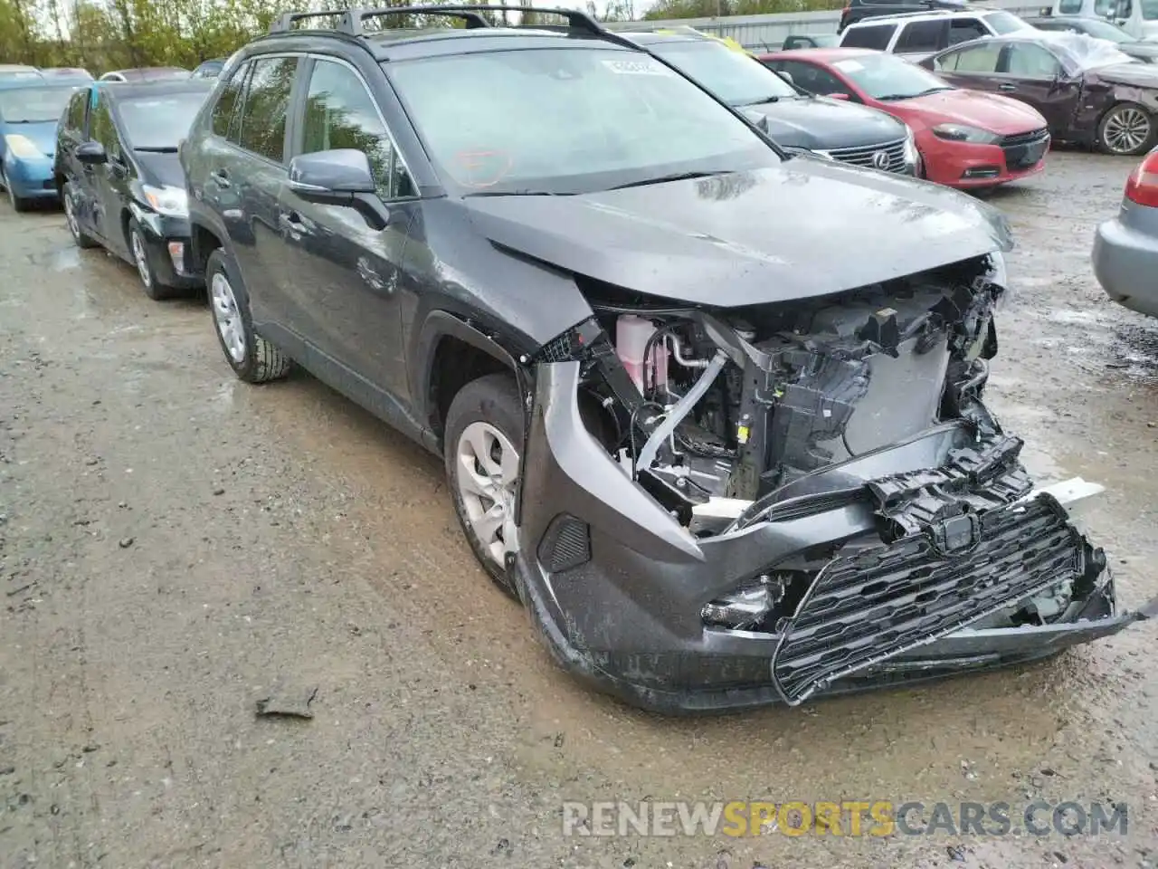 1 Photograph of a damaged car 2T3G1RFVXMC169870 TOYOTA RAV4 2021