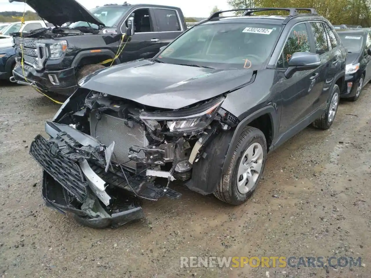 2 Photograph of a damaged car 2T3G1RFVXMC169870 TOYOTA RAV4 2021