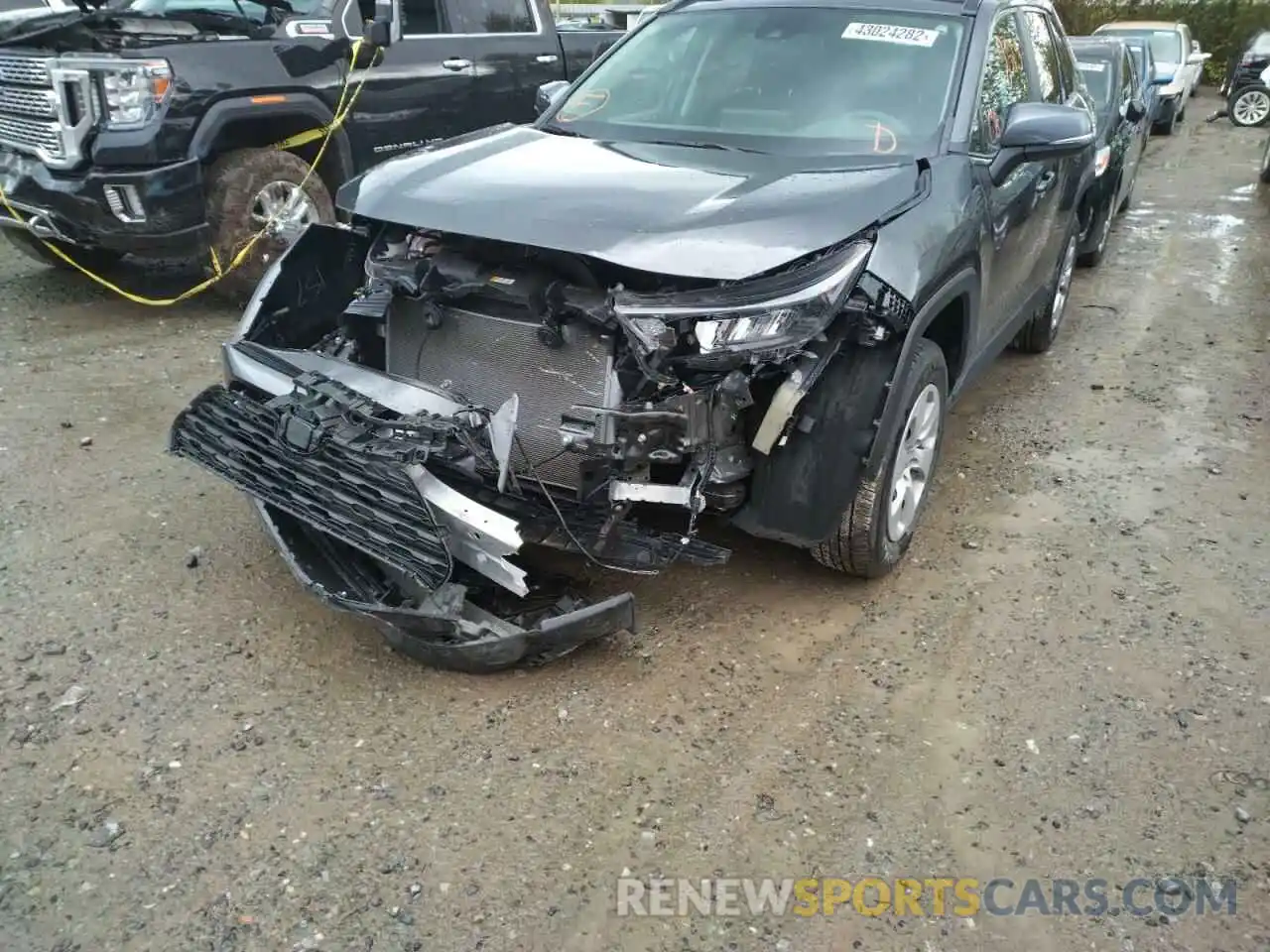 9 Photograph of a damaged car 2T3G1RFVXMC169870 TOYOTA RAV4 2021