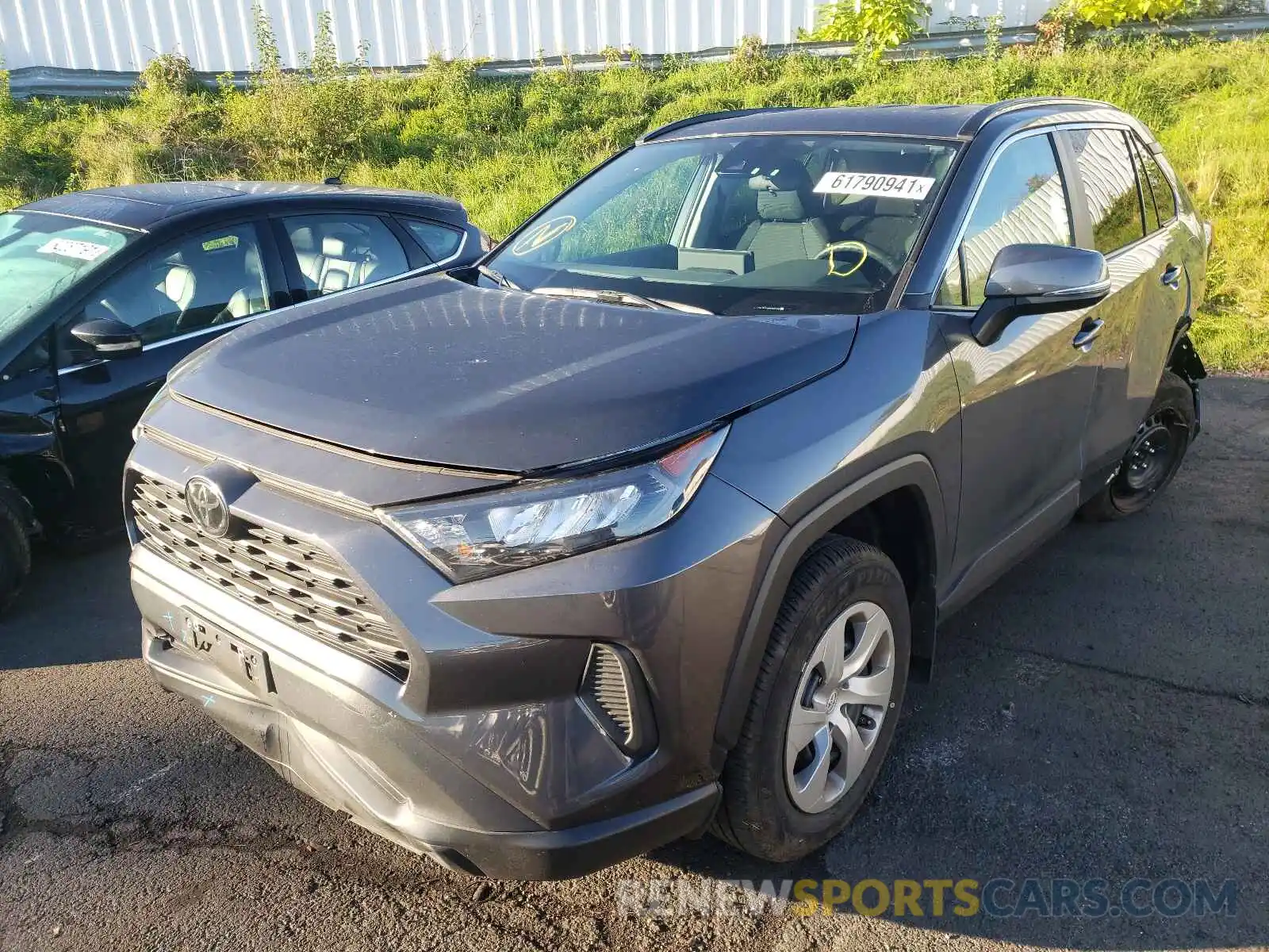 2 Фотография поврежденного автомобиля 2T3G1RFVXMW153456 TOYOTA RAV4 2021