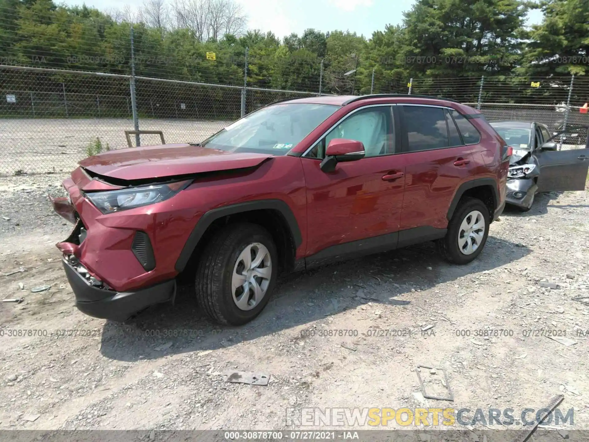 2 Photograph of a damaged car 2T3G1RFVXMW184304 TOYOTA RAV4 2021