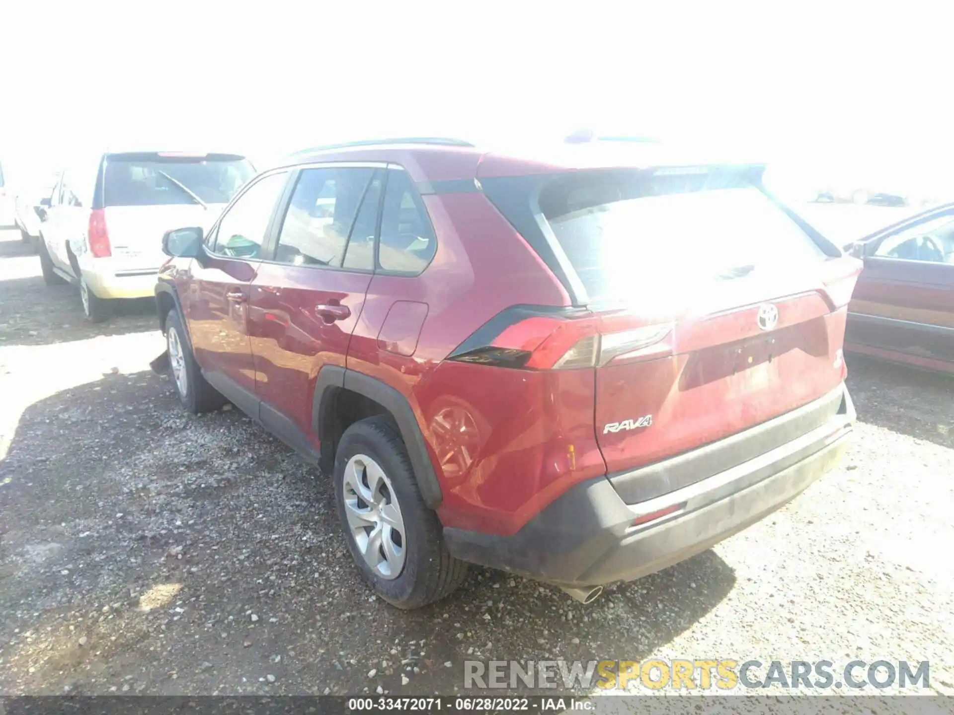 3 Photograph of a damaged car 2T3G1RFVXMW187820 TOYOTA RAV4 2021