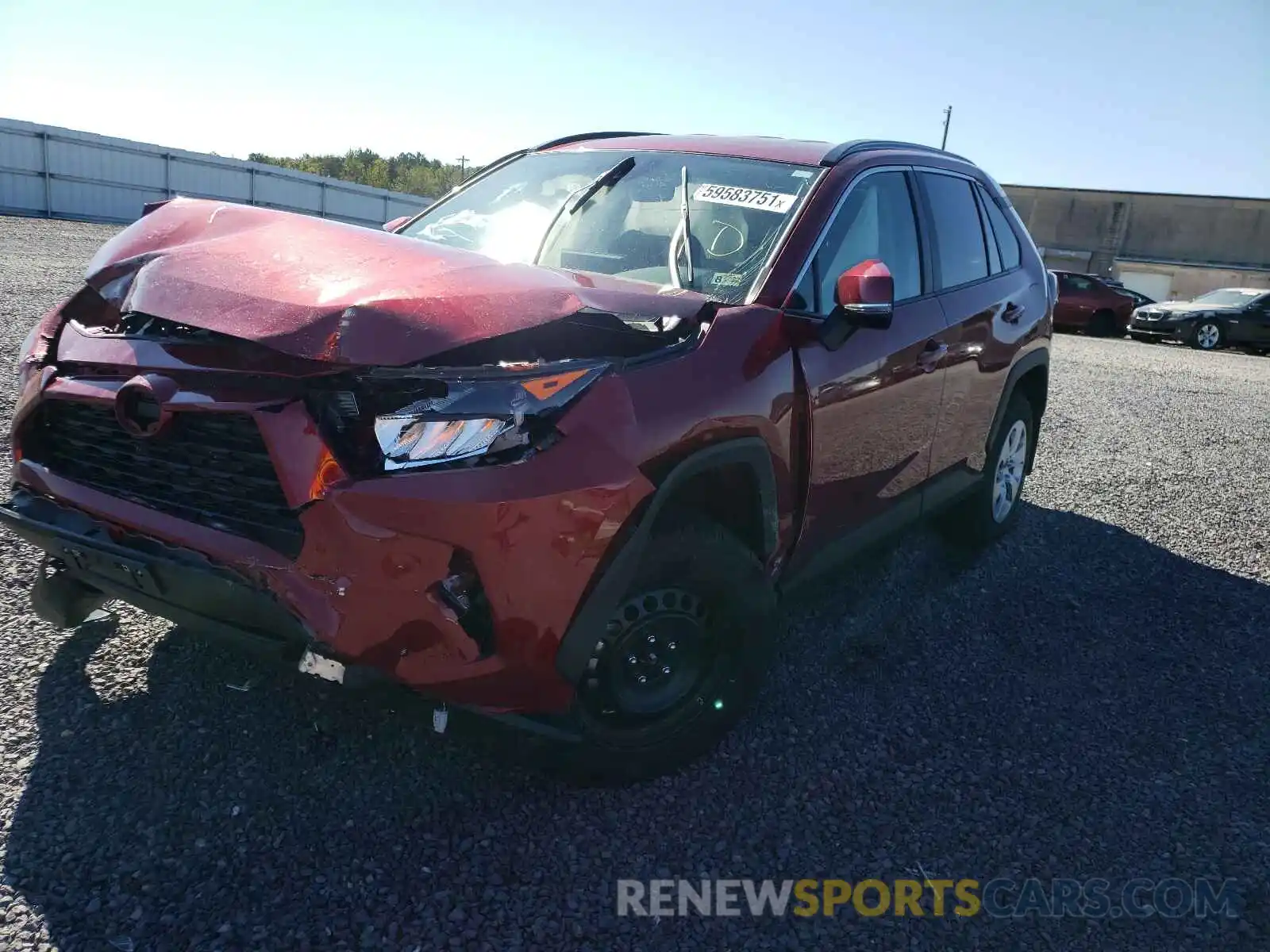 2 Photograph of a damaged car 2T3G1RFVXMW219682 TOYOTA RAV4 2021