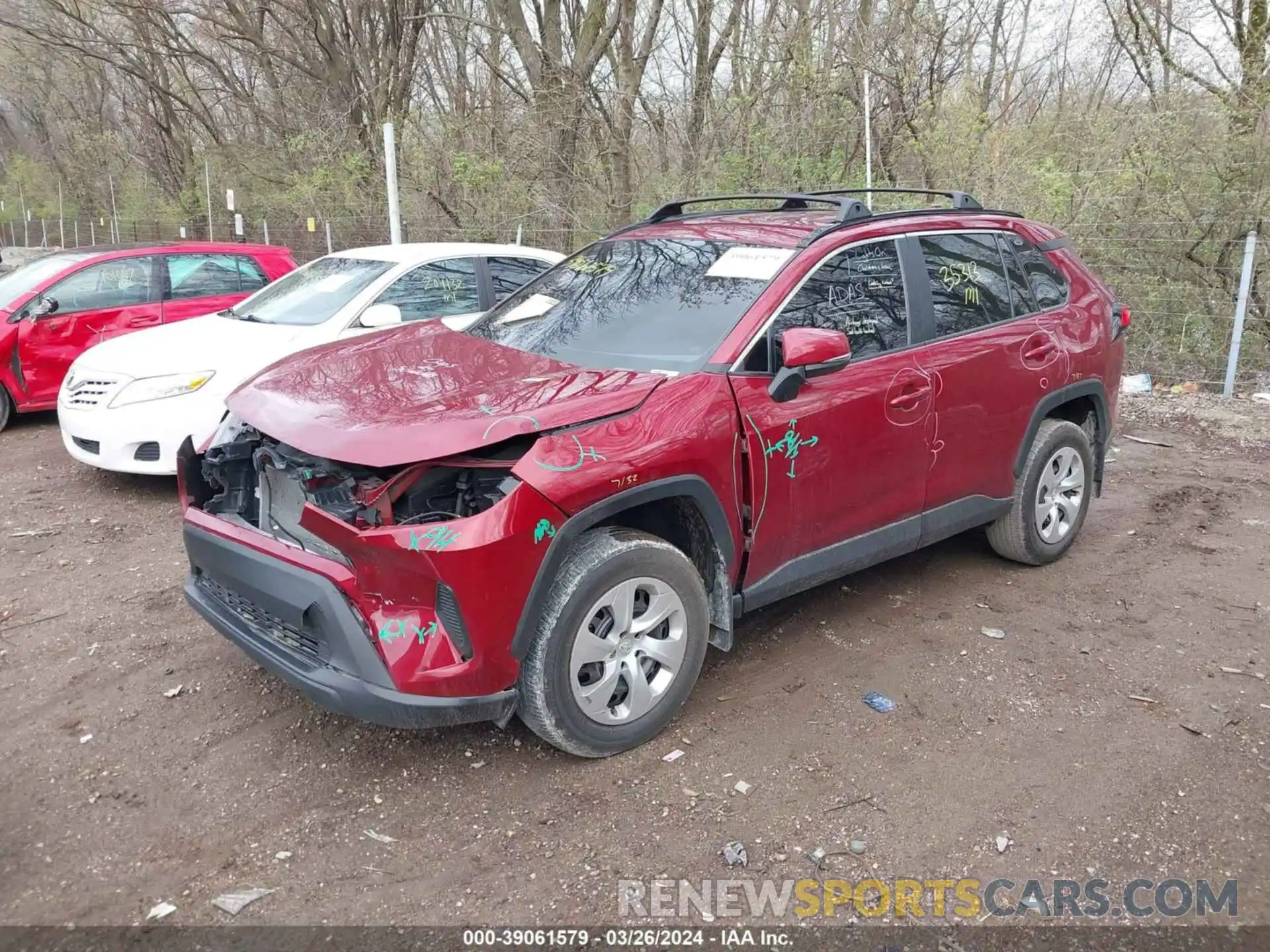 2 Фотография поврежденного автомобиля 2T3G1RFVXMW221089 TOYOTA RAV4 2021