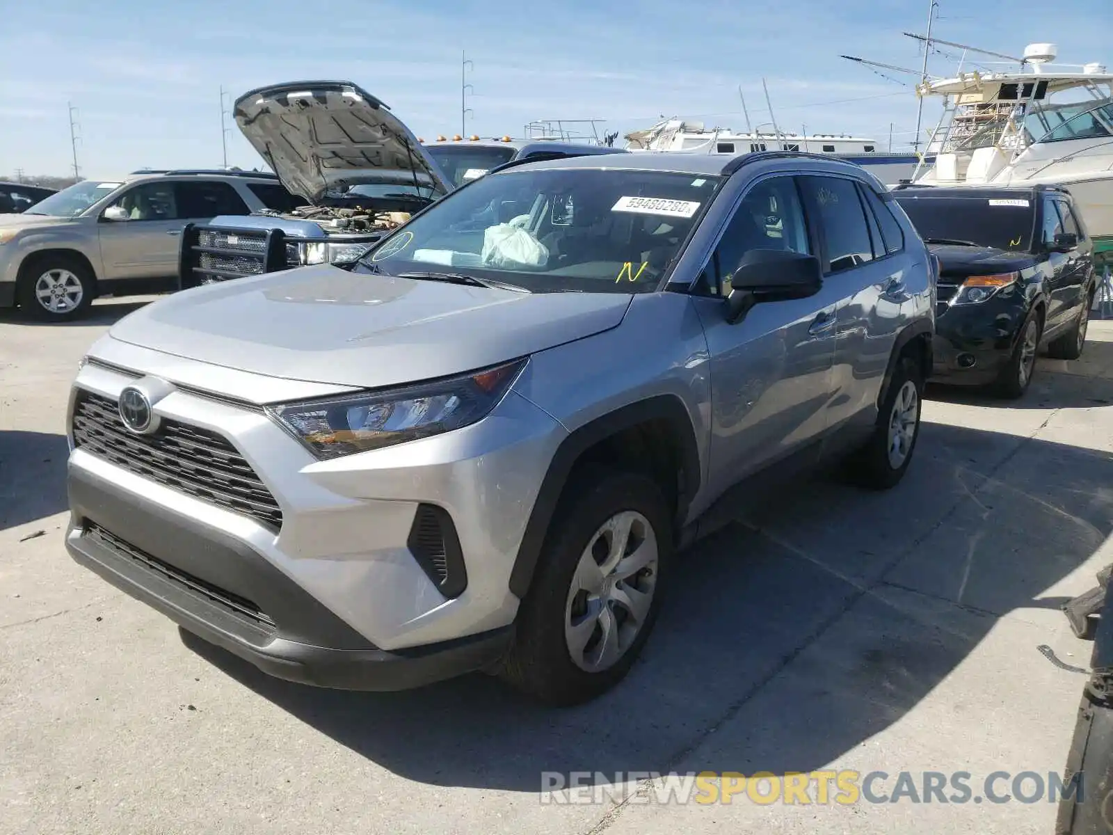 2 Photograph of a damaged car 2T3H1RFV0MC086887 TOYOTA RAV4 2021