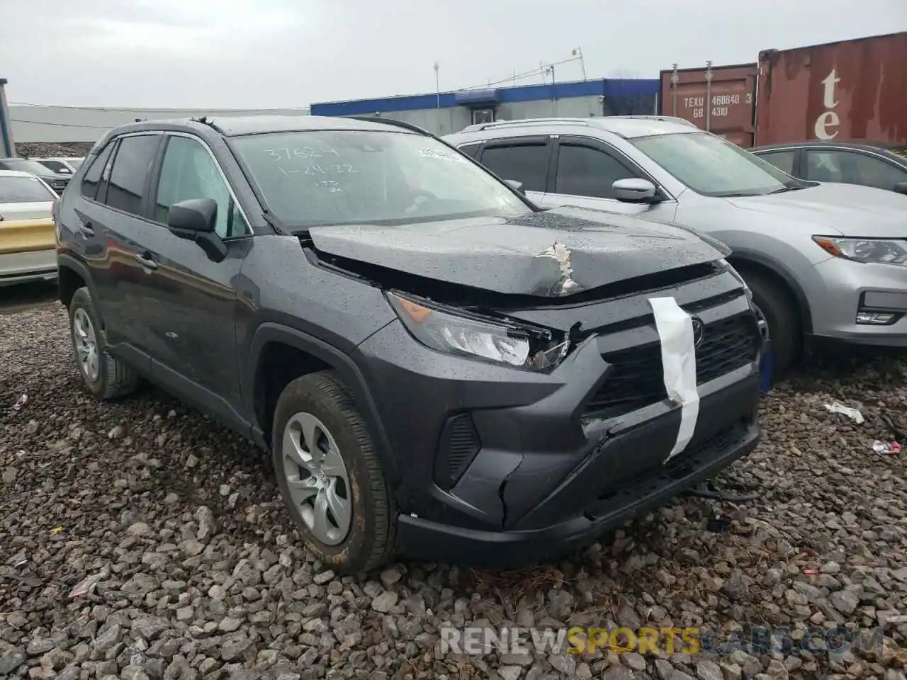 1 Photograph of a damaged car 2T3H1RFV0MC103235 TOYOTA RAV4 2021