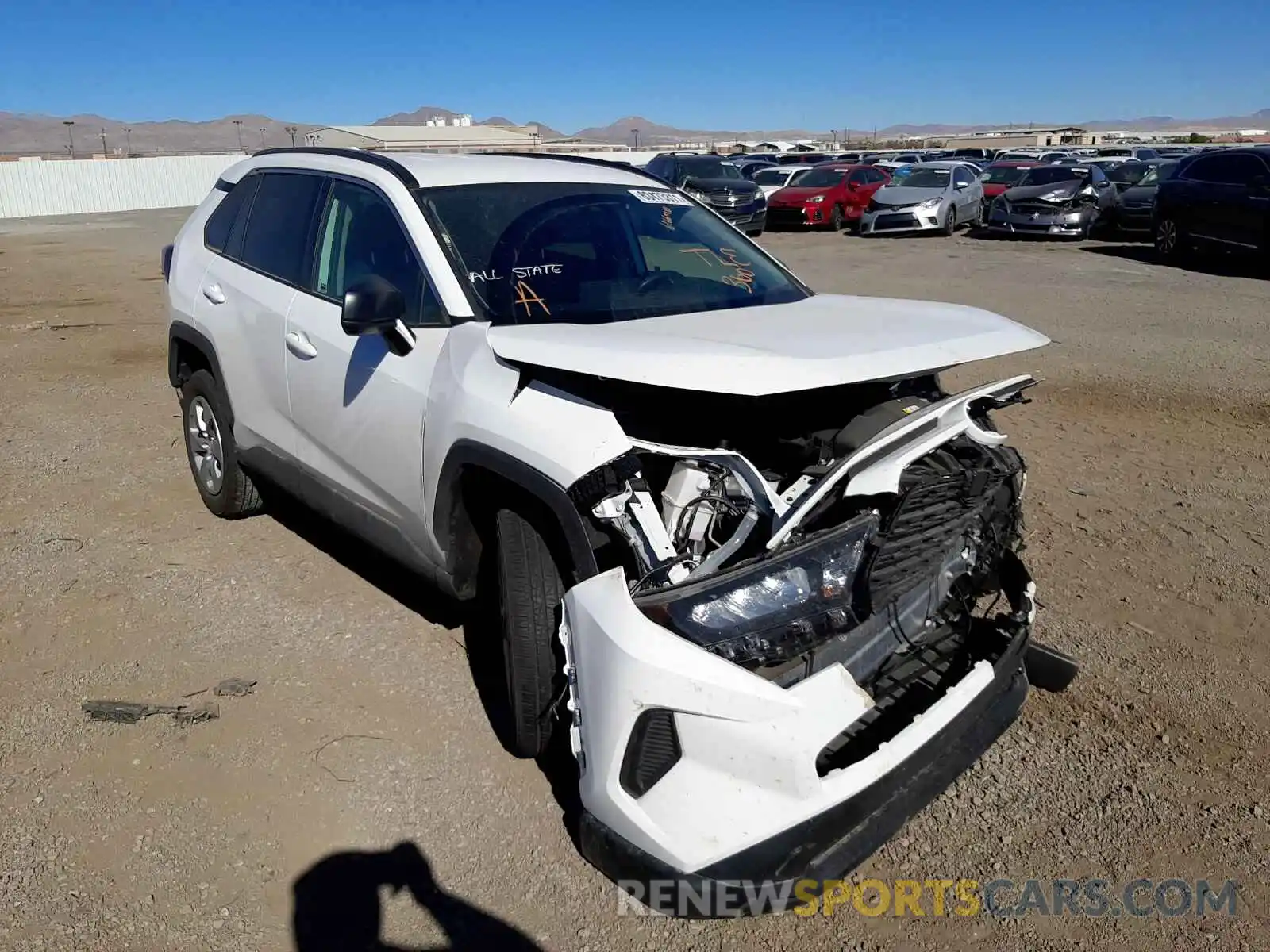 1 Photograph of a damaged car 2T3H1RFV0MC103414 TOYOTA RAV4 2021