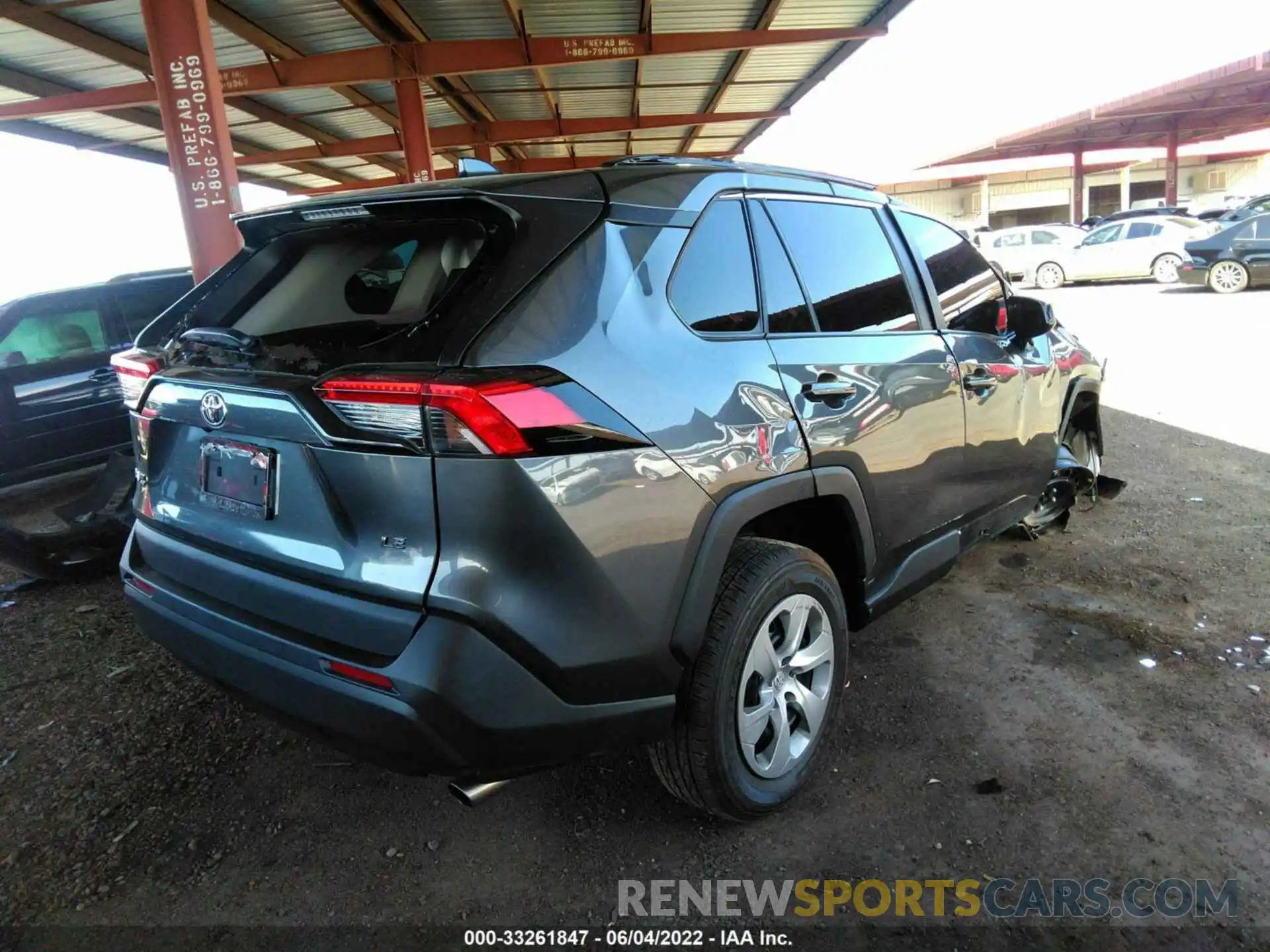 4 Фотография поврежденного автомобиля 2T3H1RFV0MC106930 TOYOTA RAV4 2021