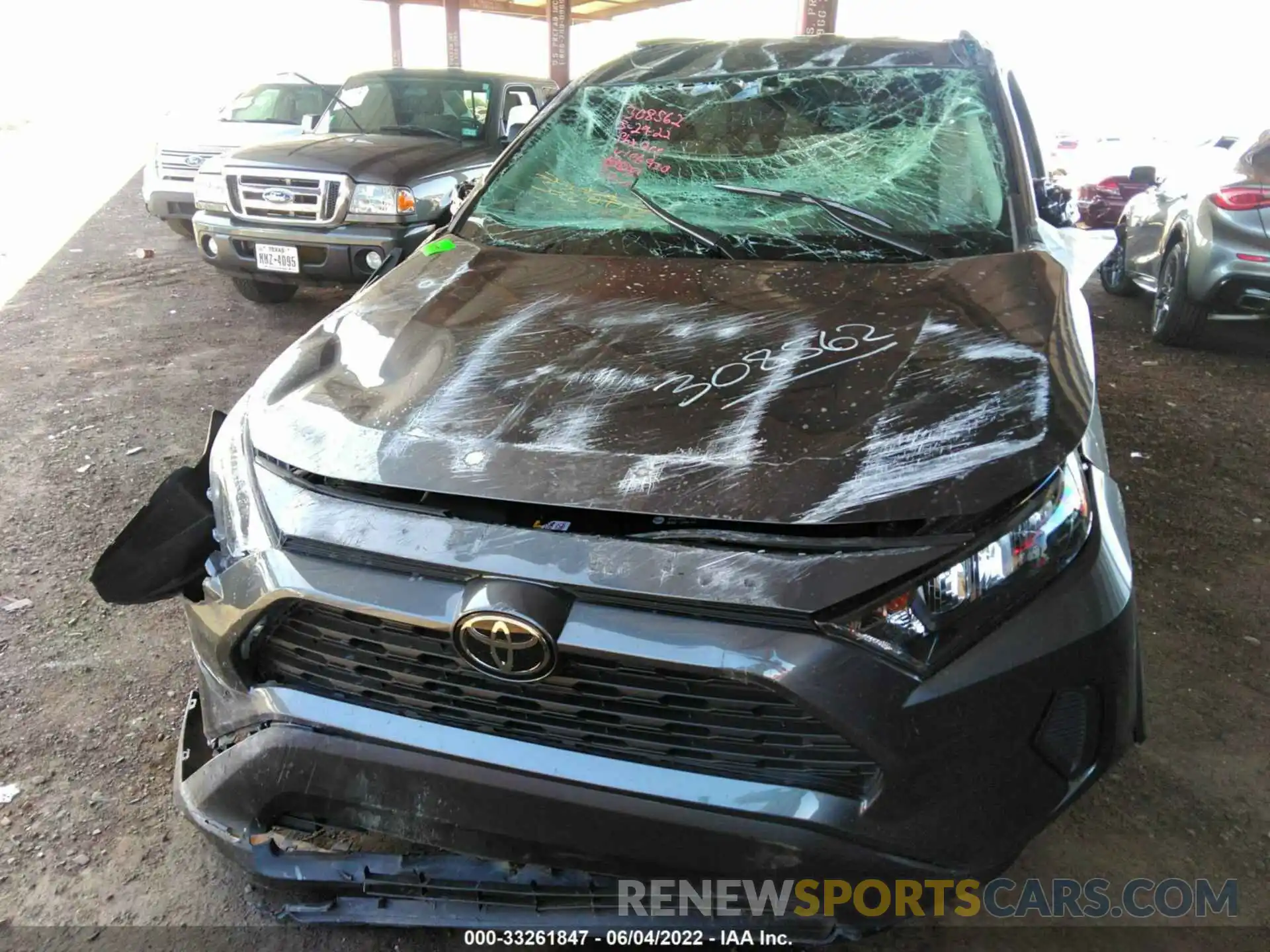 6 Photograph of a damaged car 2T3H1RFV0MC106930 TOYOTA RAV4 2021