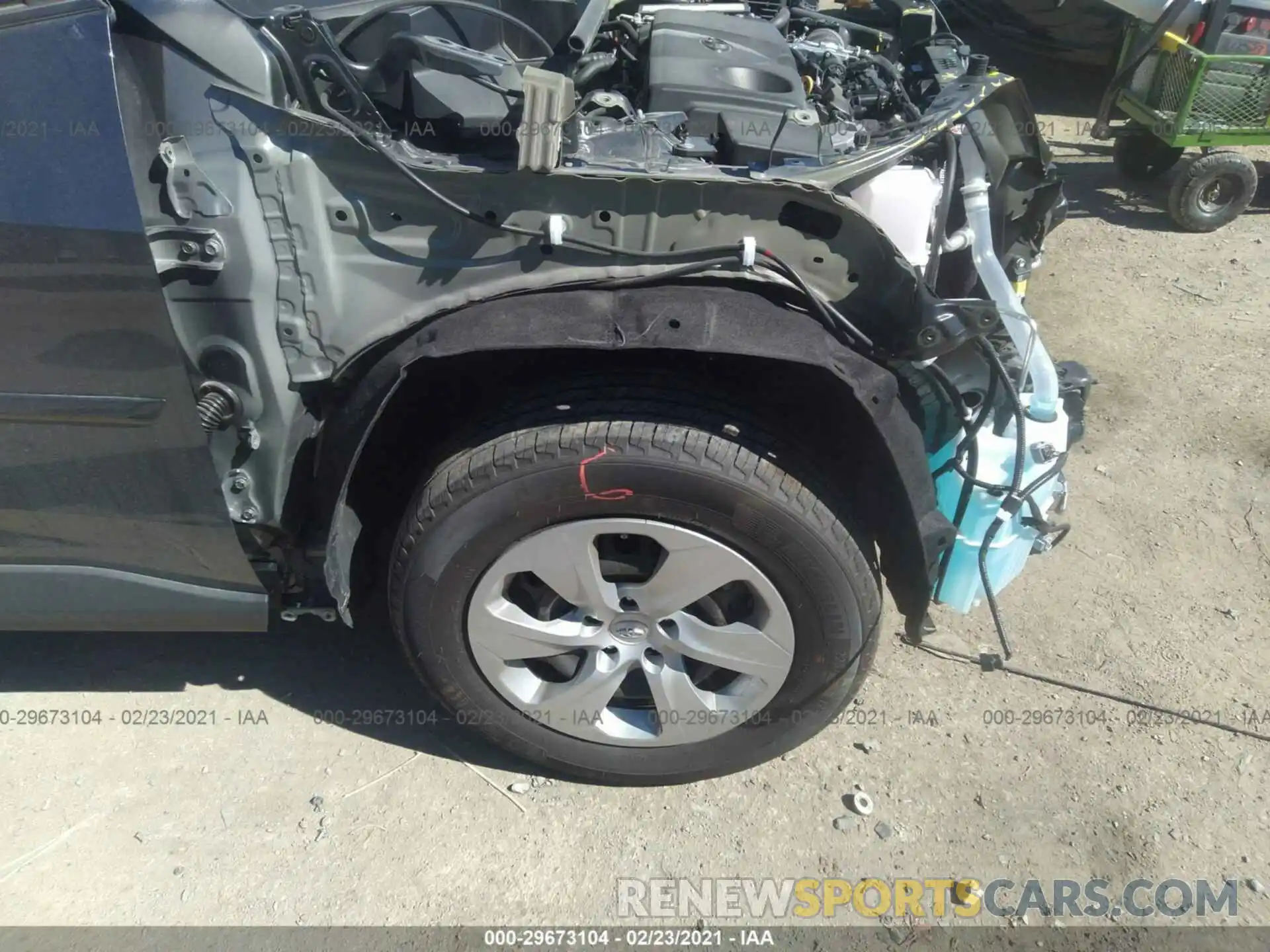 14 Photograph of a damaged car 2T3H1RFV0MC106958 TOYOTA RAV4 2021