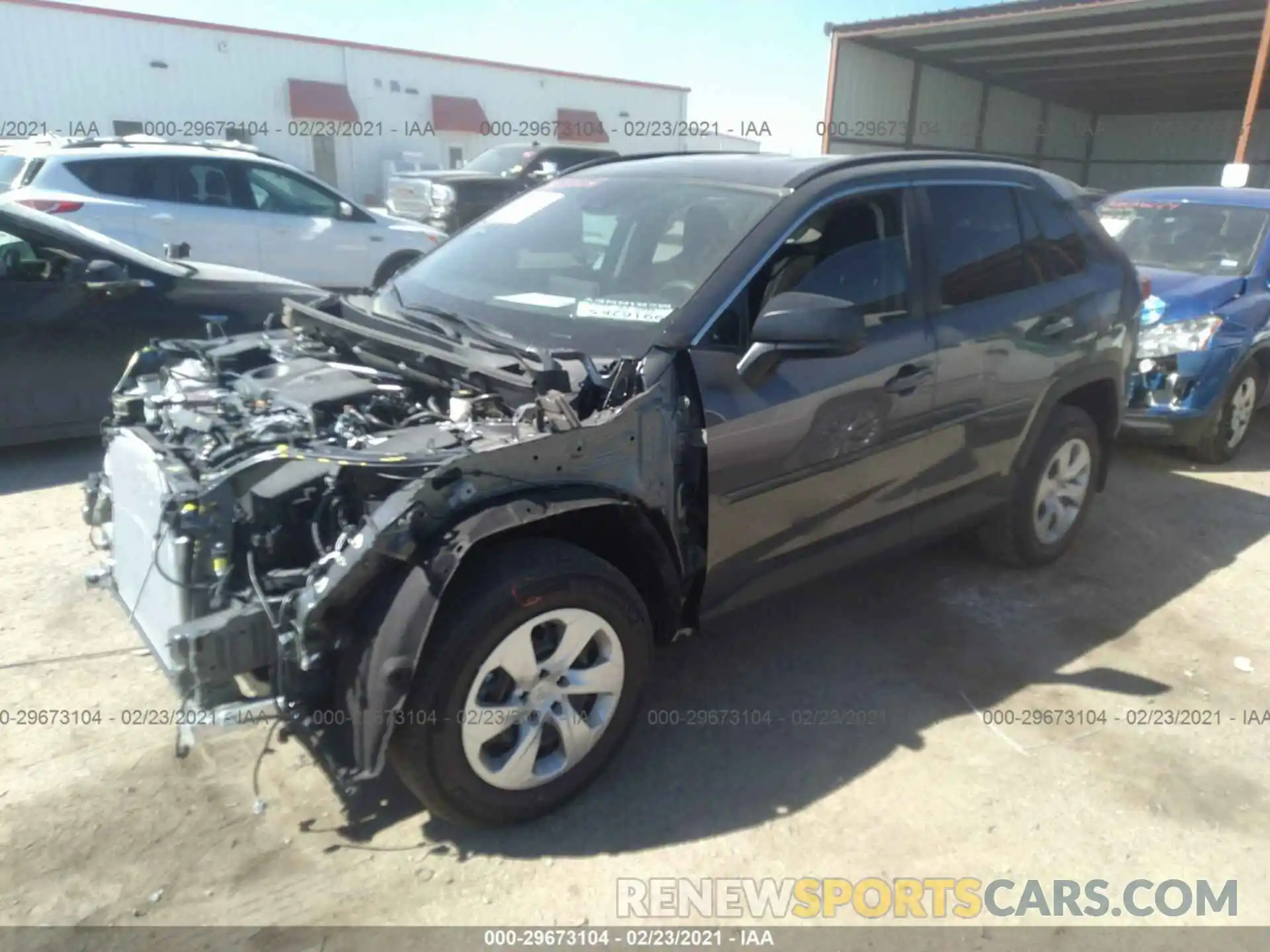 2 Photograph of a damaged car 2T3H1RFV0MC106958 TOYOTA RAV4 2021