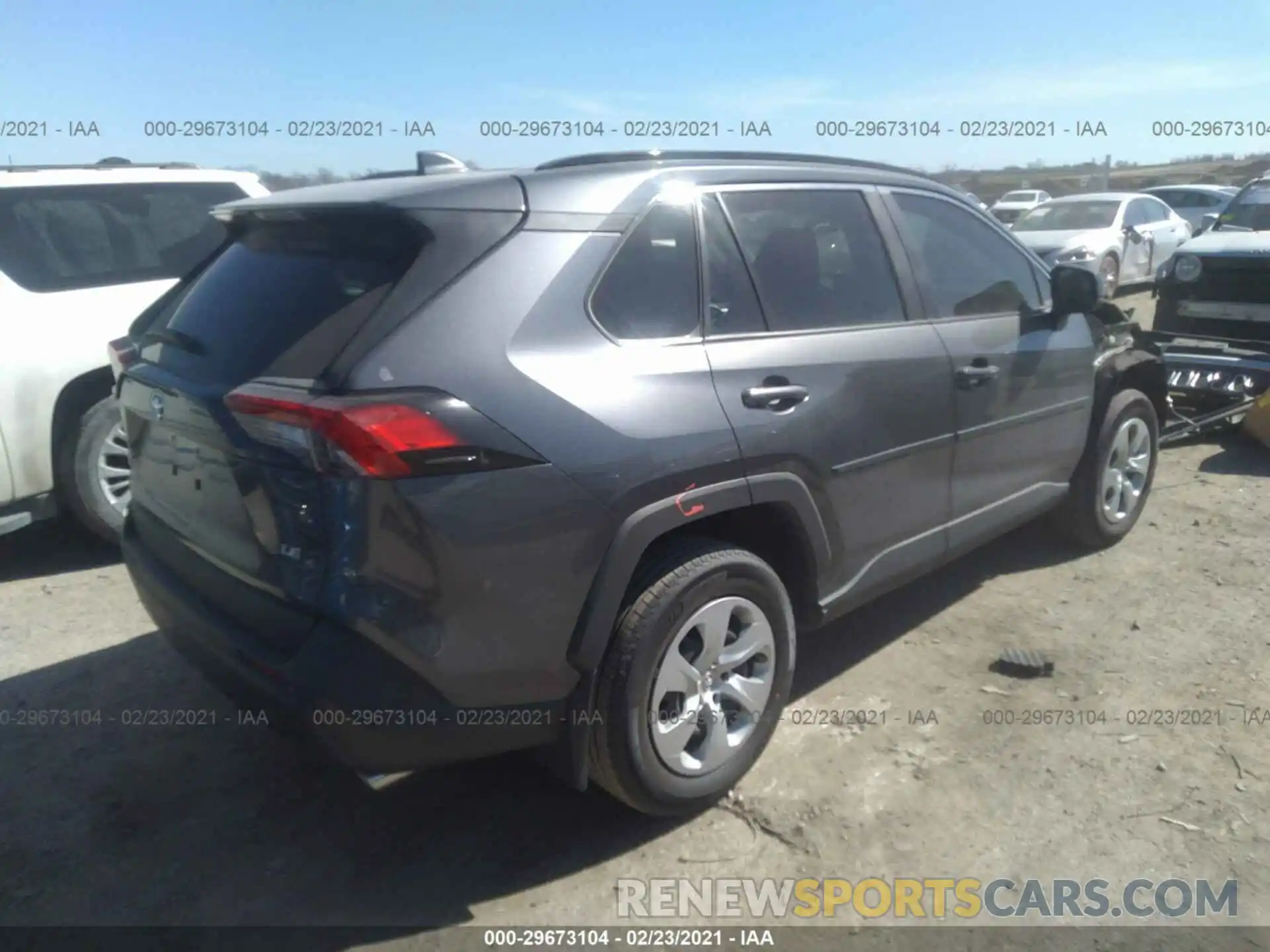 4 Фотография поврежденного автомобиля 2T3H1RFV0MC106958 TOYOTA RAV4 2021