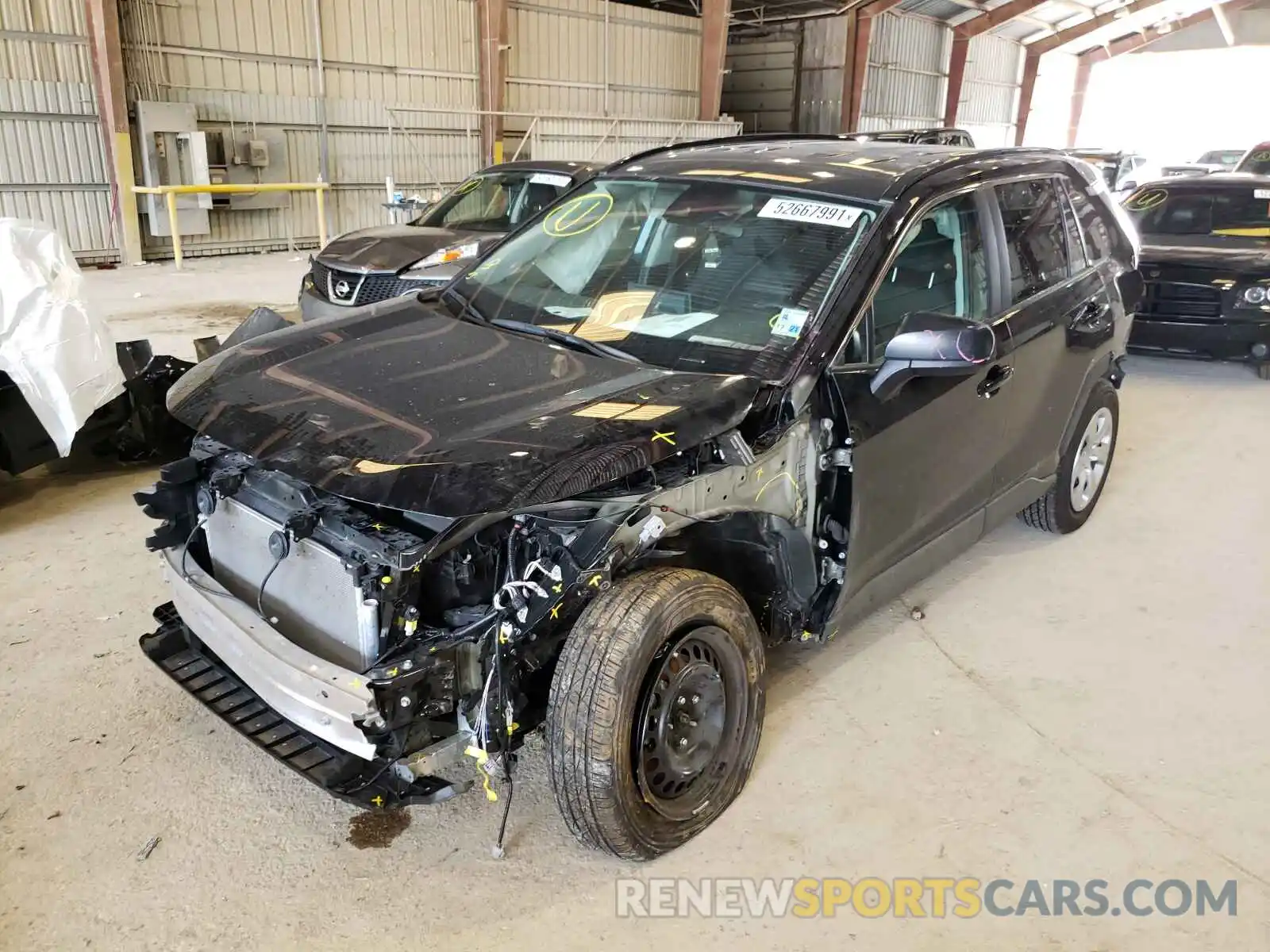 2 Photograph of a damaged car 2T3H1RFV0MC107401 TOYOTA RAV4 2021