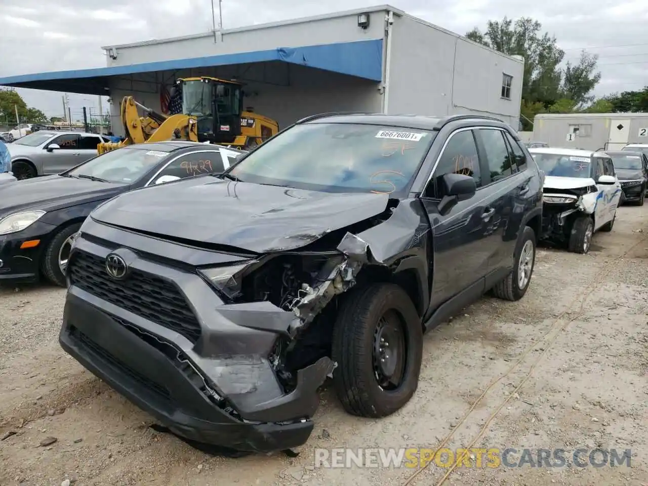 2 Photograph of a damaged car 2T3H1RFV0MC110010 TOYOTA RAV4 2021