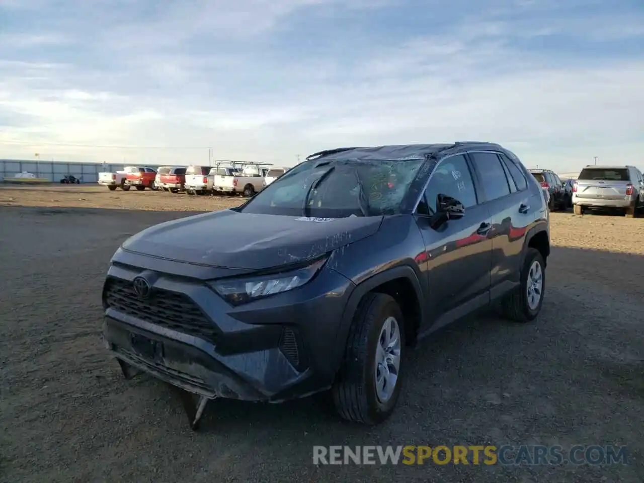 2 Photograph of a damaged car 2T3H1RFV0MC118513 TOYOTA RAV4 2021