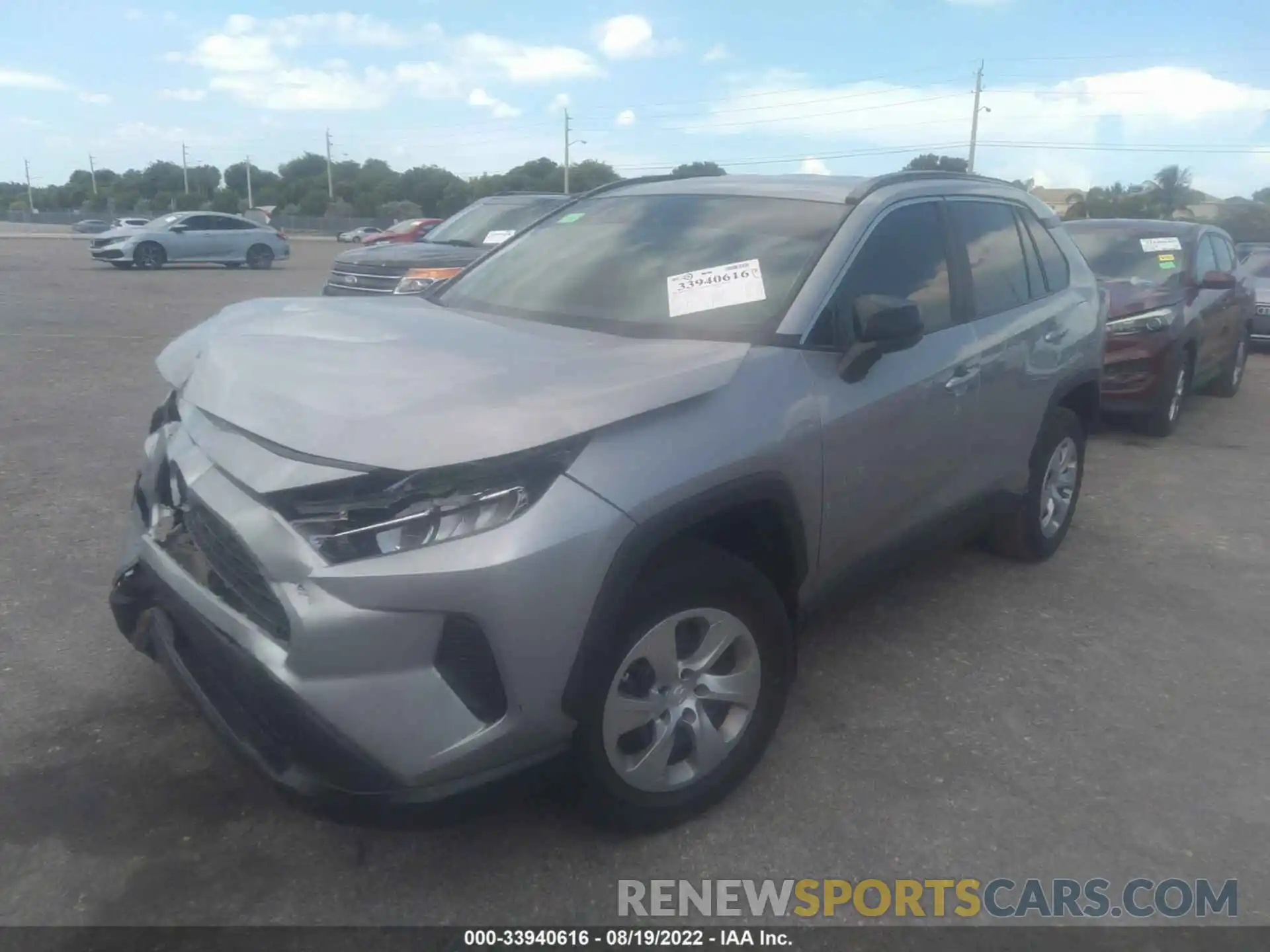 2 Photograph of a damaged car 2T3H1RFV0MC146280 TOYOTA RAV4 2021