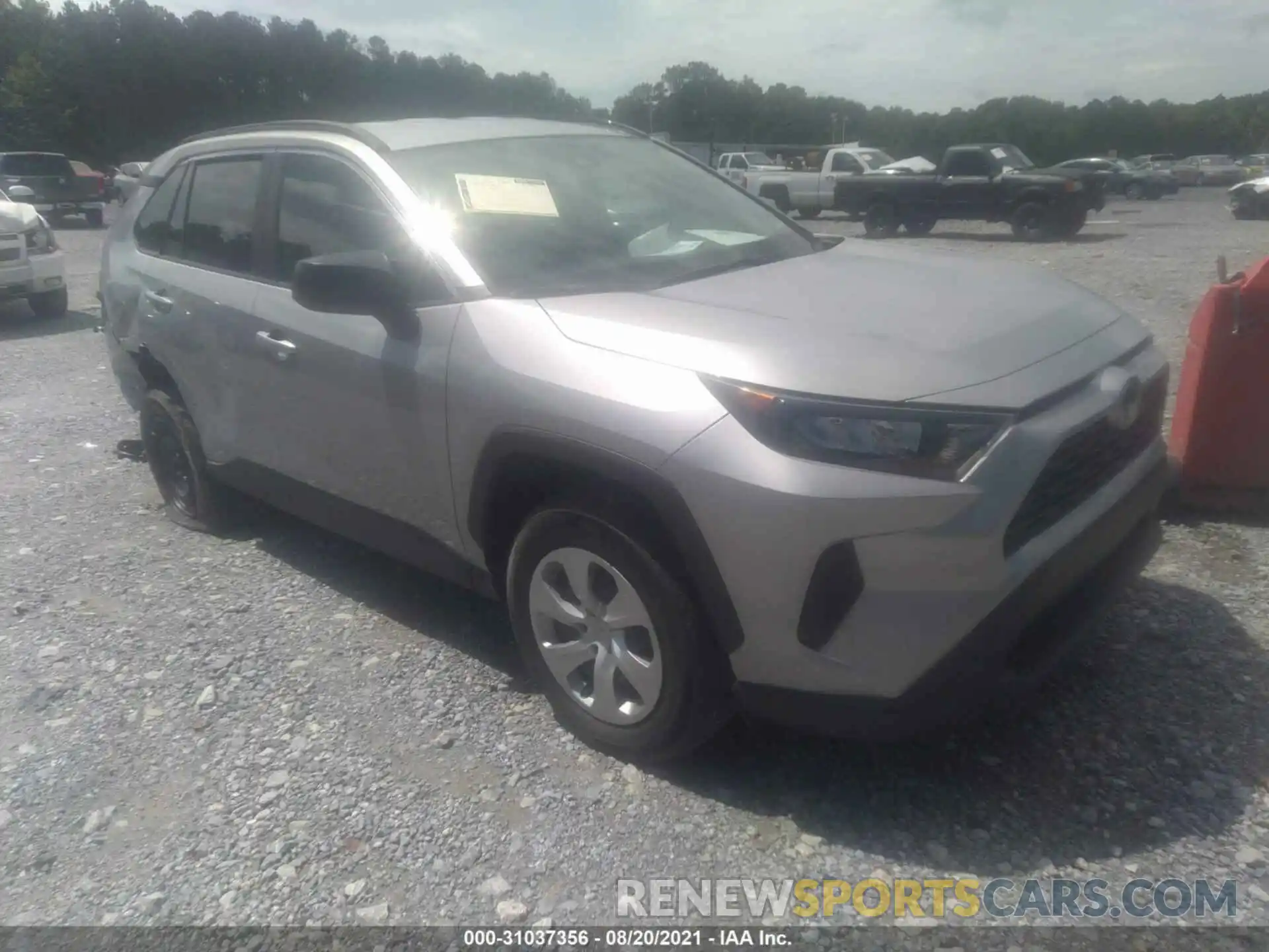 1 Photograph of a damaged car 2T3H1RFV0MC149826 TOYOTA RAV4 2021