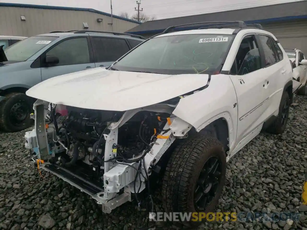 2 Photograph of a damaged car 2T3H1RFV0MC155853 TOYOTA RAV4 2021