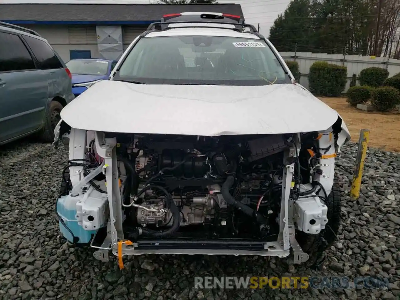 9 Photograph of a damaged car 2T3H1RFV0MC155853 TOYOTA RAV4 2021