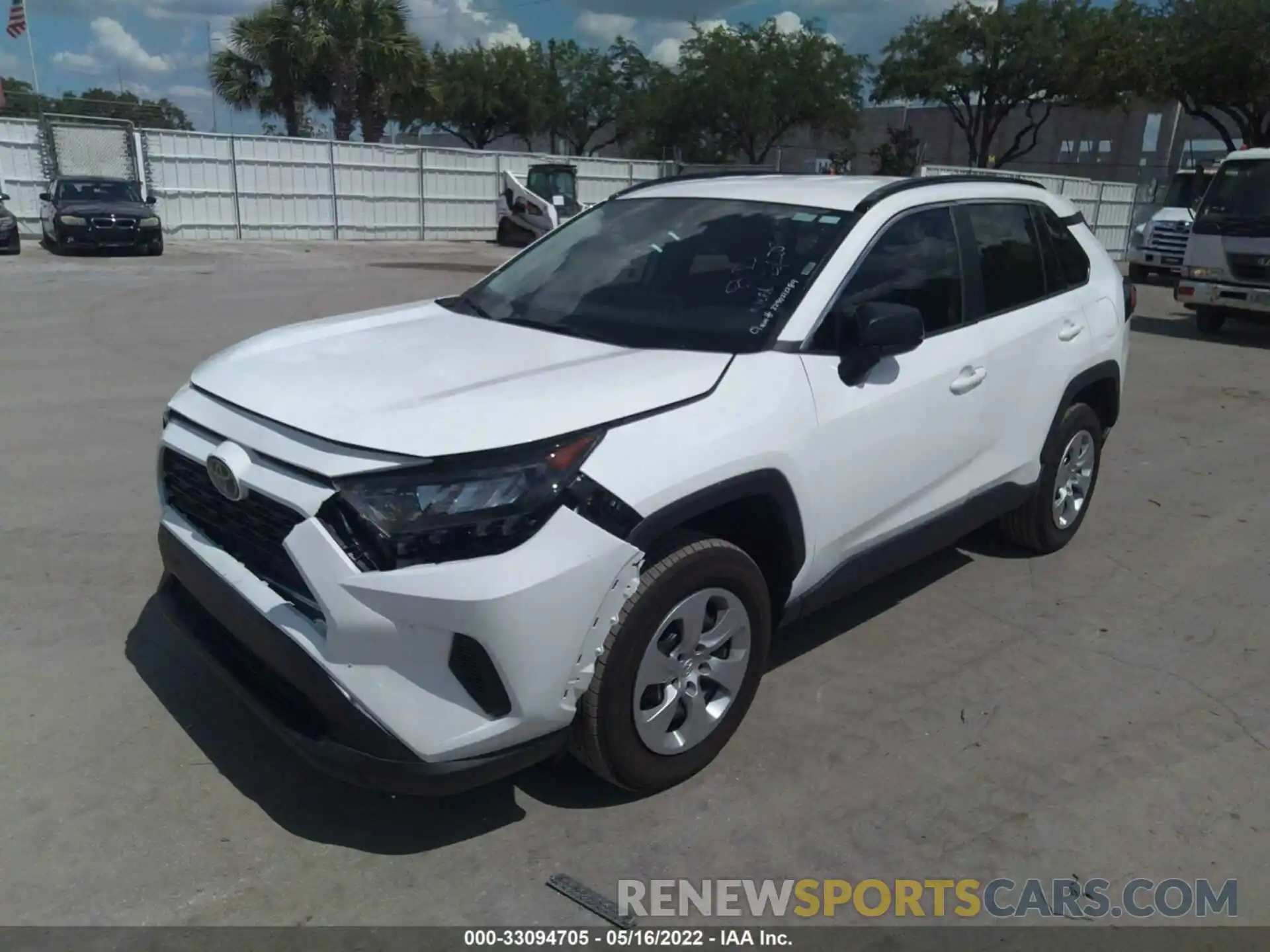 2 Photograph of a damaged car 2T3H1RFV0MW124682 TOYOTA RAV4 2021