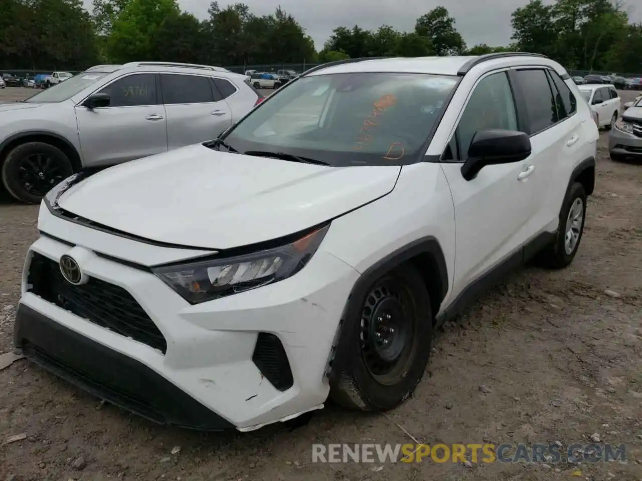 2 Photograph of a damaged car 2T3H1RFV0MW128845 TOYOTA RAV4 2021