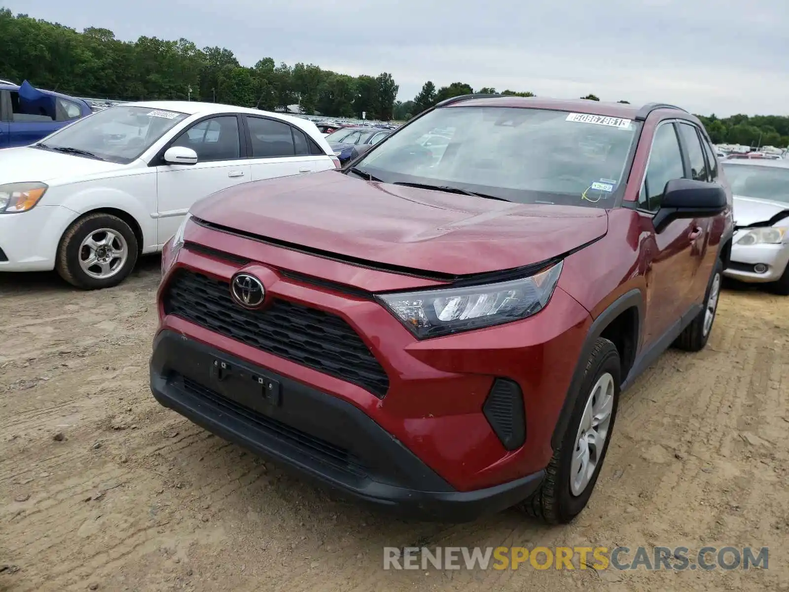 2 Photograph of a damaged car 2T3H1RFV0MW129722 TOYOTA RAV4 2021